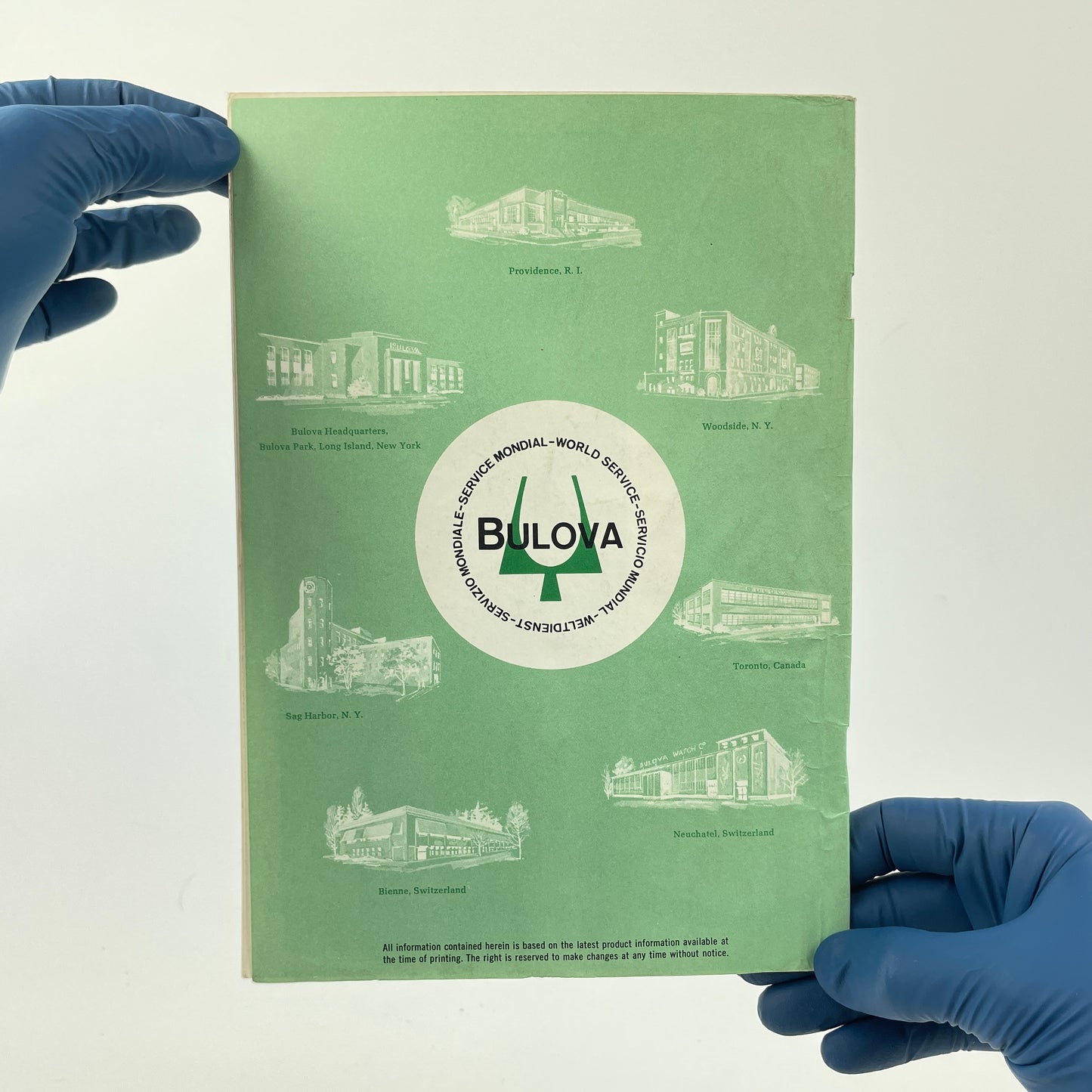 Lot 23- Technical Information about Accutron Series 218