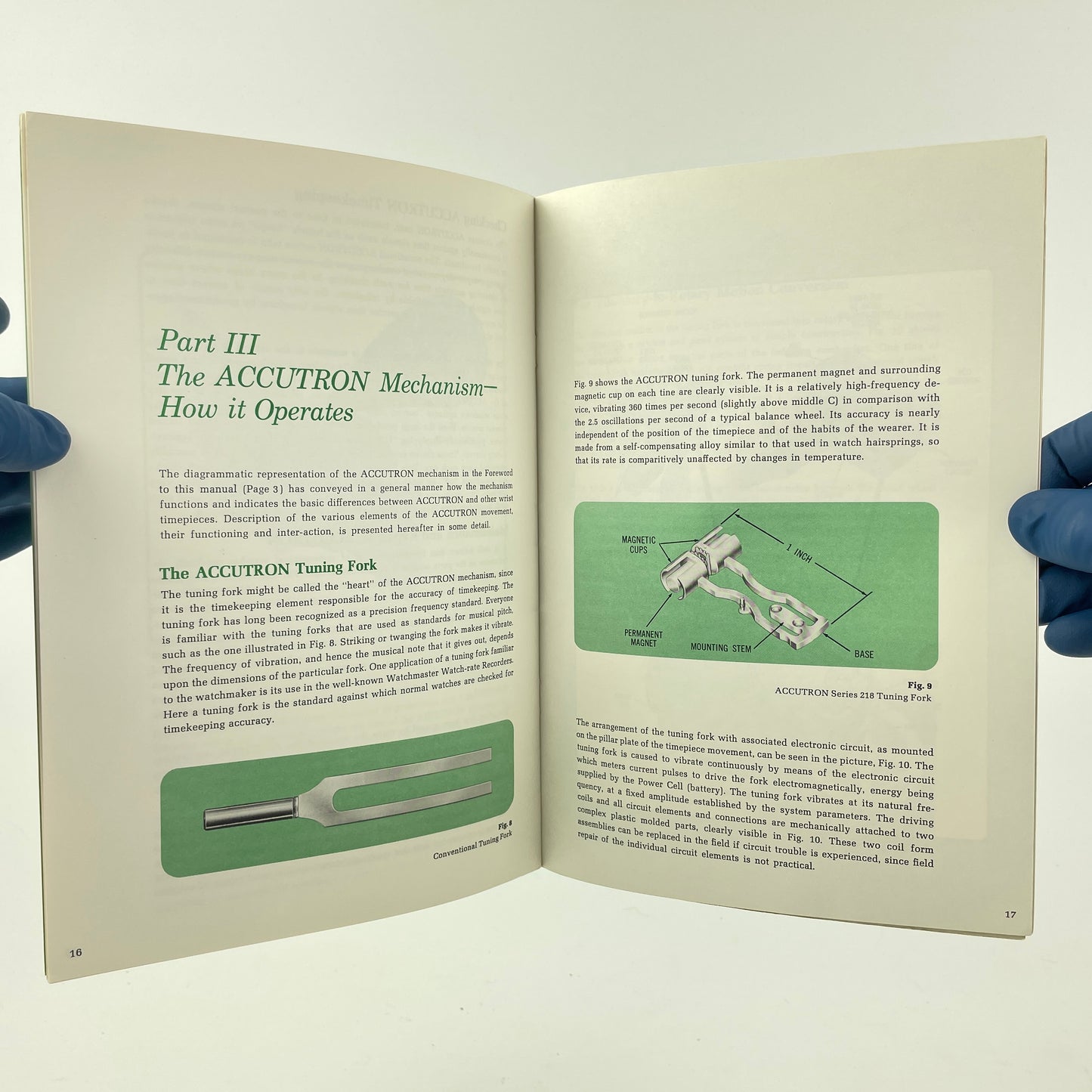 Lot 23- Technical Information about Accutron Series 218