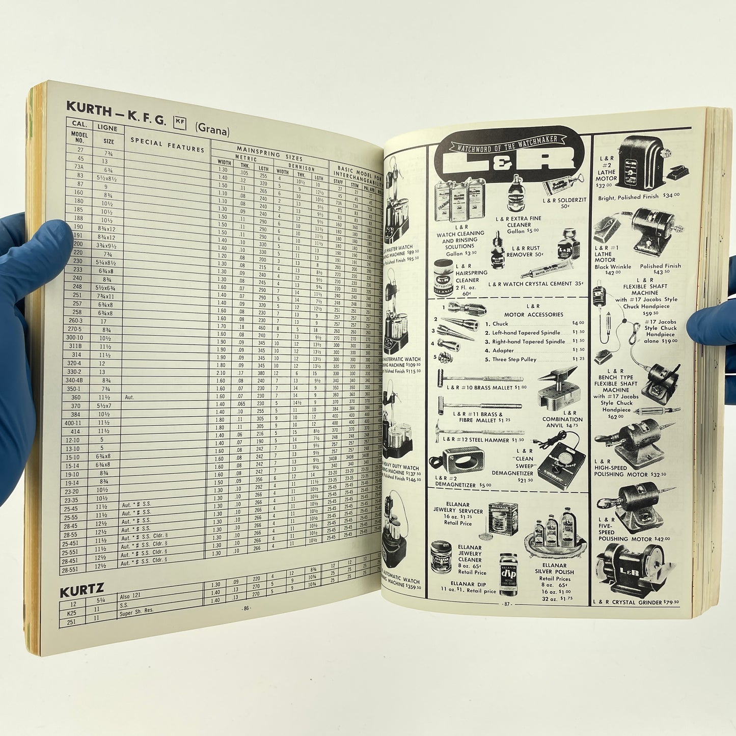 Lot 90- The Official W.M.D.A.A. Catalog Of Genuine Watch Parts