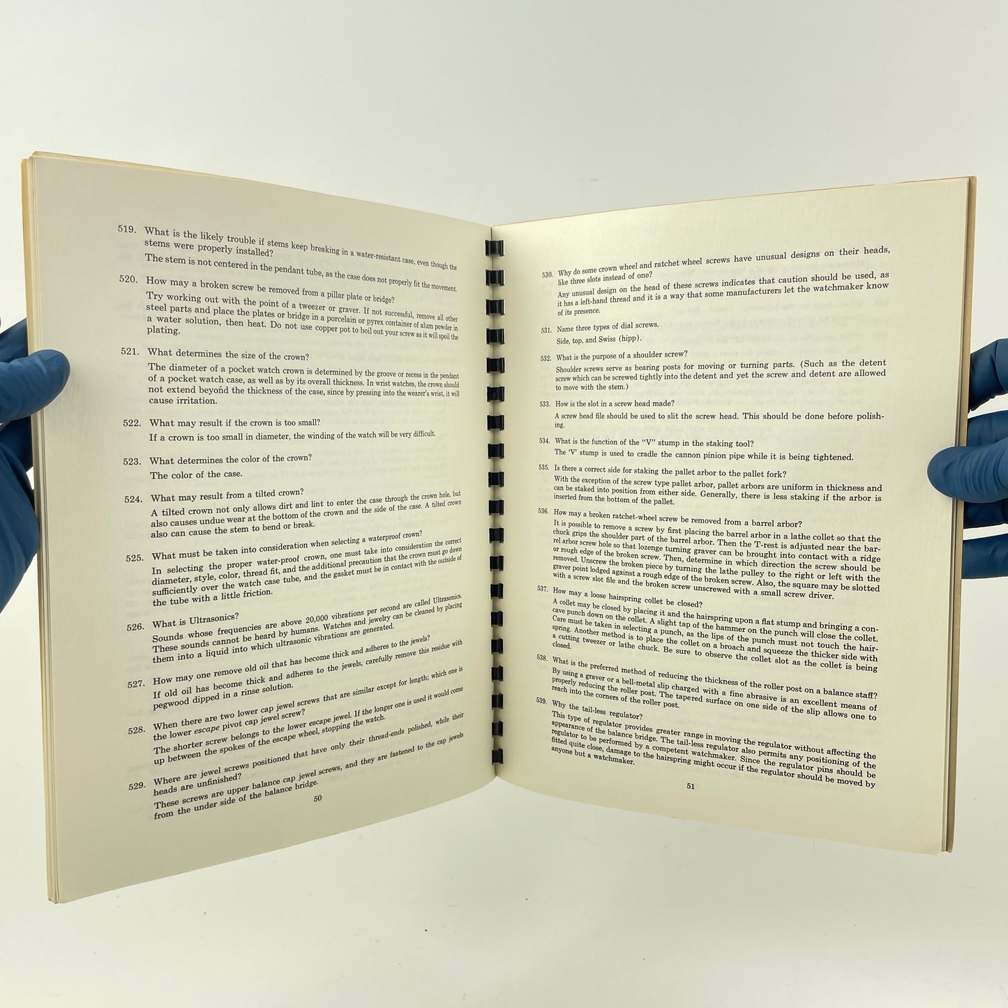 Lot 121- Questions And Answers of and for the Watchmaking Profession