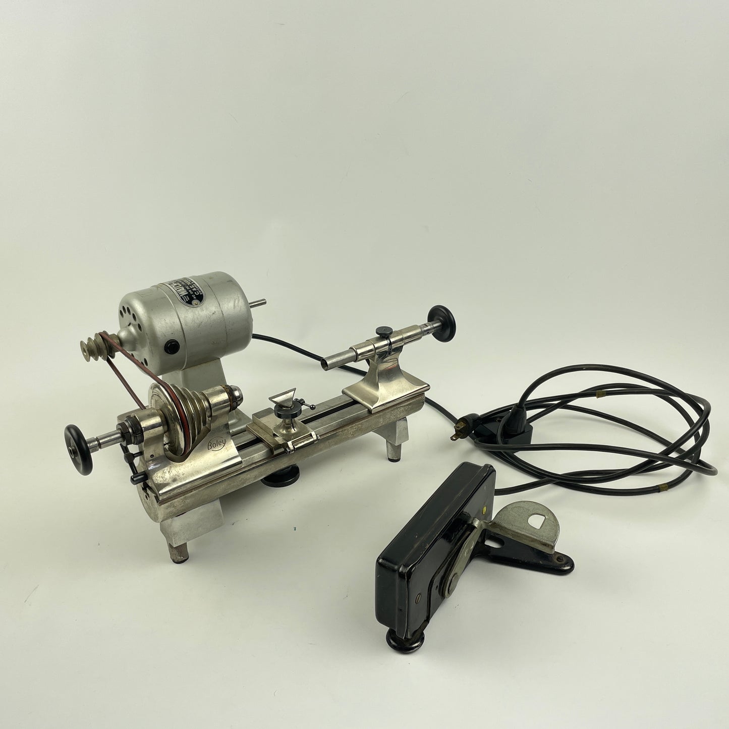 Lot 38- G. Boley Signed Watchmaker’s 8 MM Lathe