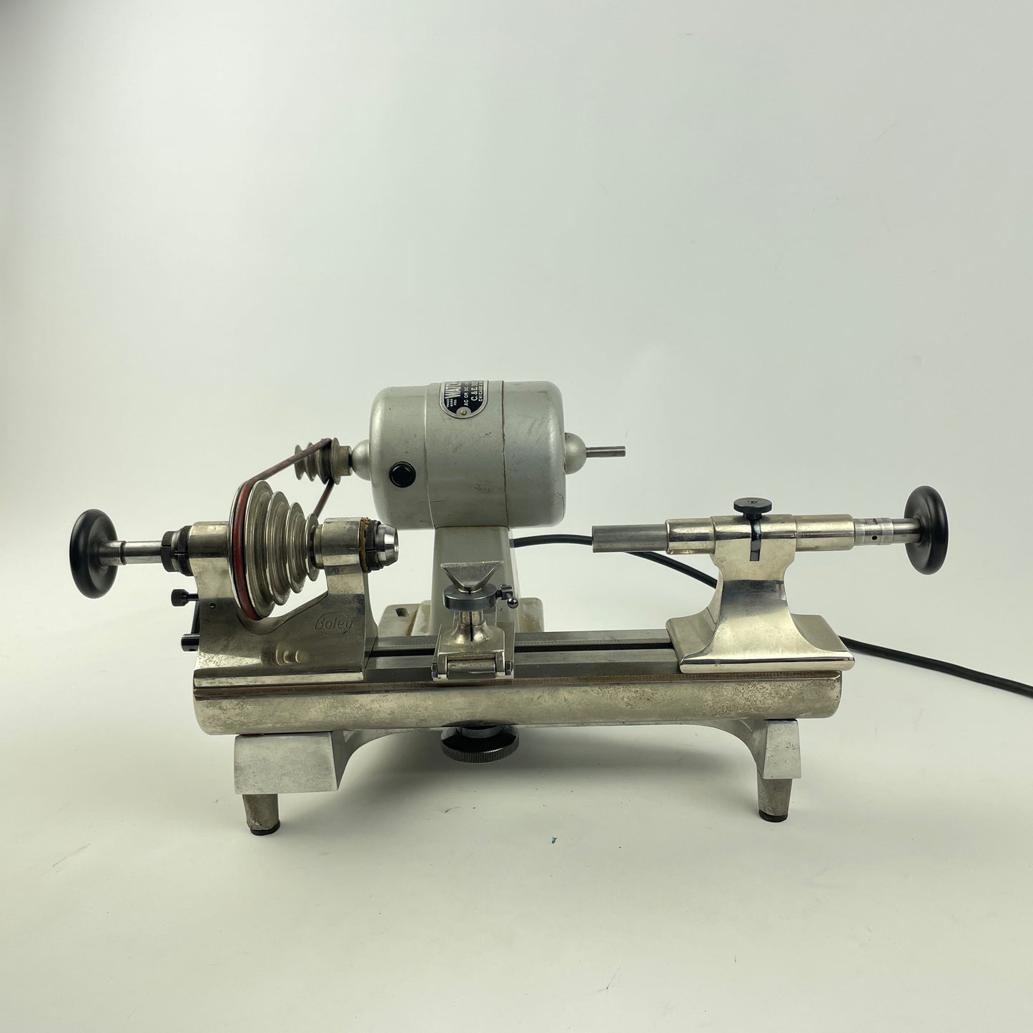 Lot 38- G. Boley Signed Watchmaker’s 8 MM Lathe