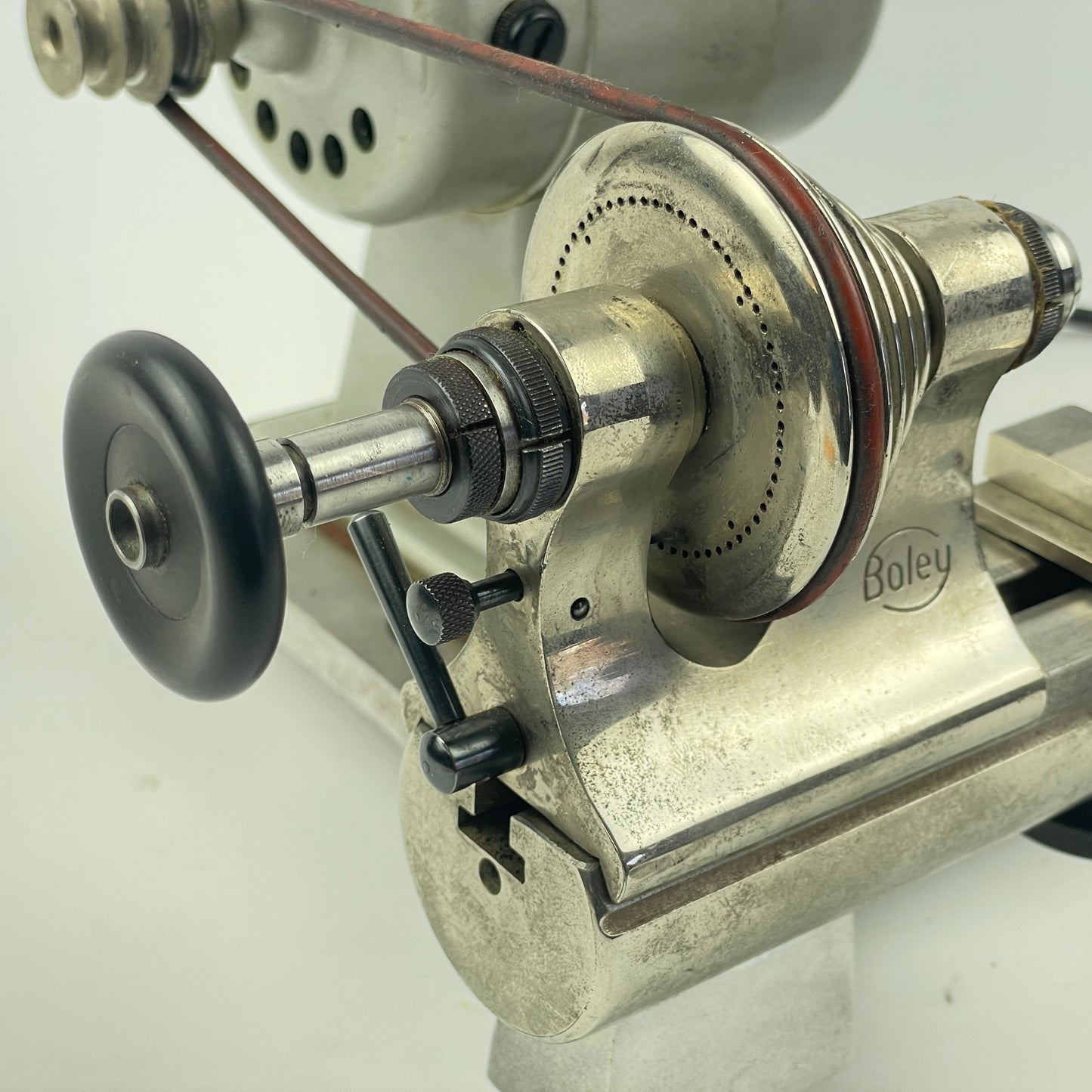 Lot 38- G. Boley Signed Watchmaker’s 8 MM Lathe