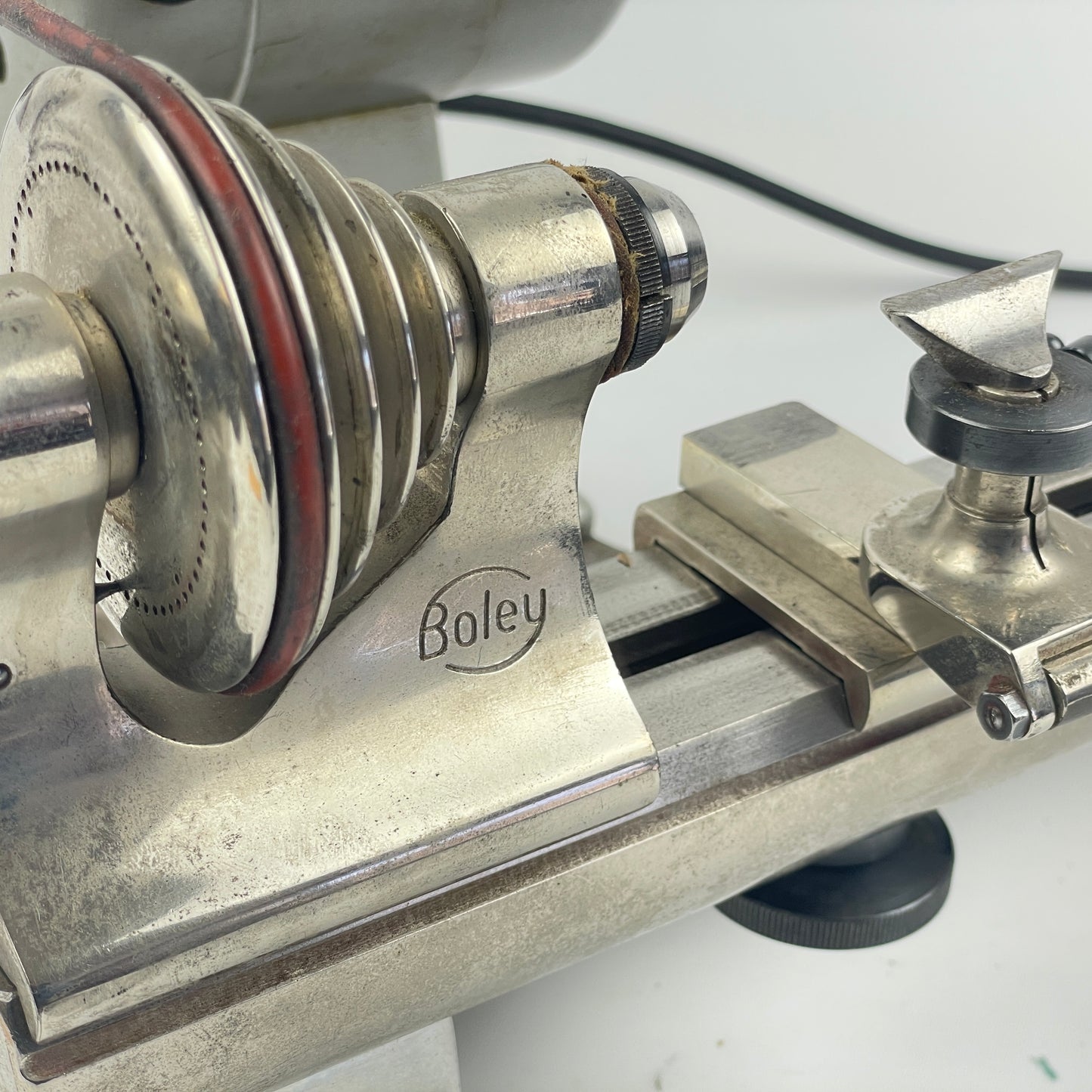 Lot 38- G. Boley Signed Watchmaker’s 8 MM Lathe
