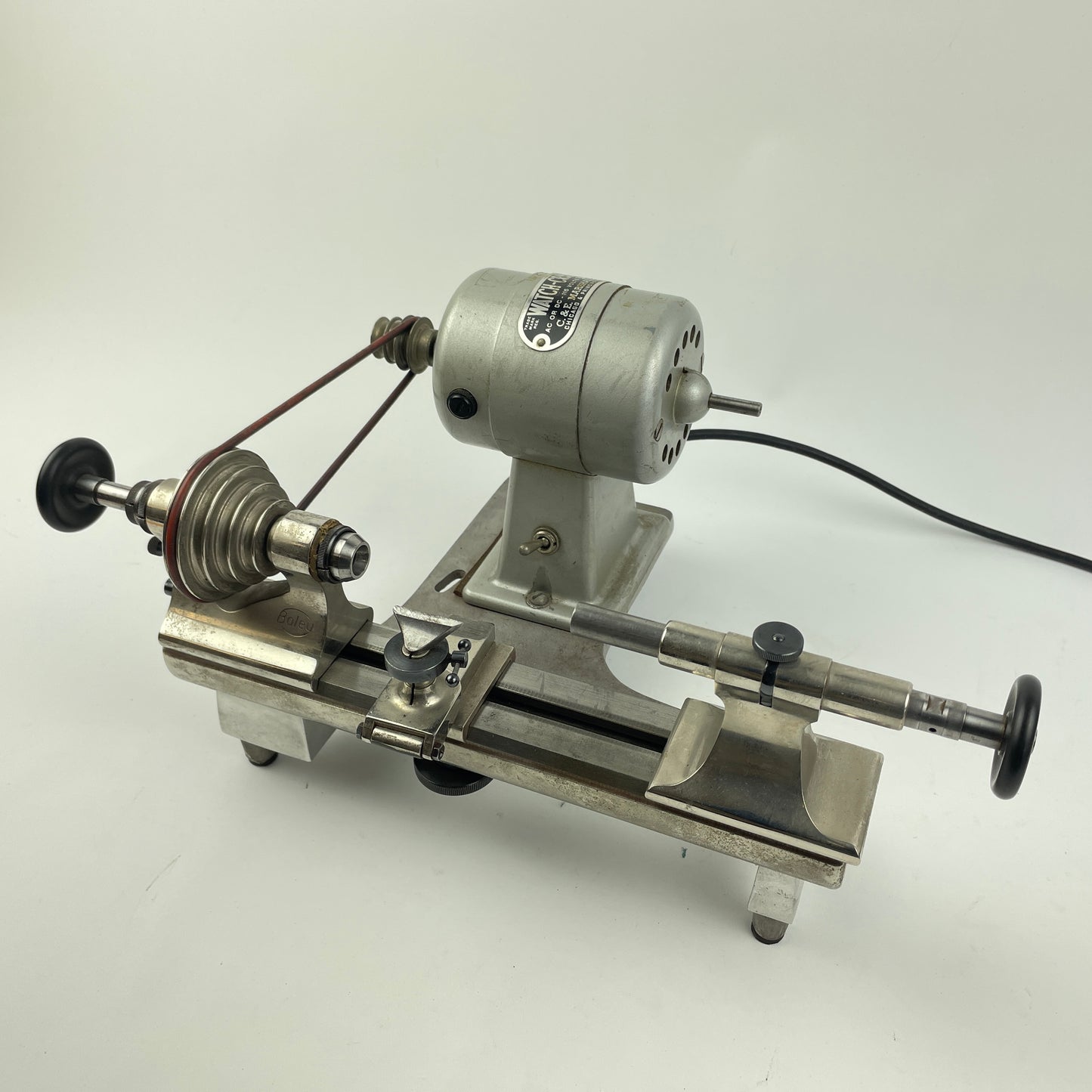 Lot 38- G. Boley Signed Watchmaker’s 8 MM Lathe
