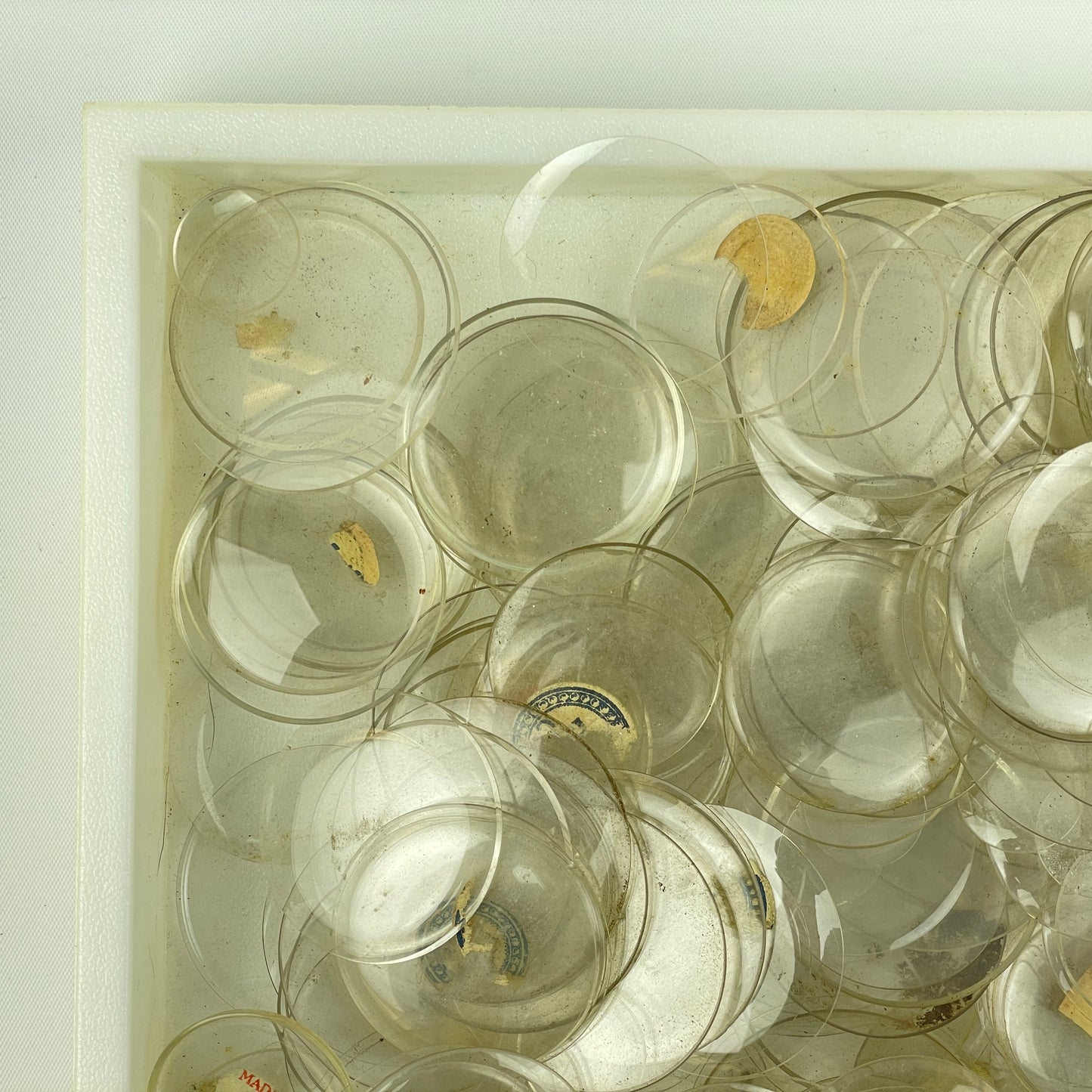 Lot 48- Watchmaker’s Selection of Small to Large 450 Unlabeled Glass Crystals