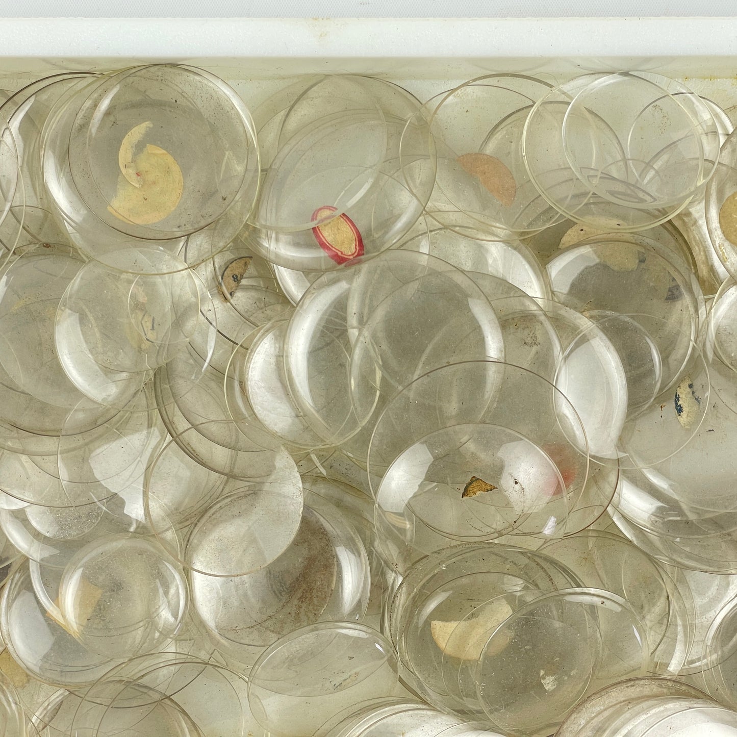Lot 48- Watchmaker’s Selection of Small to Large 450 Unlabeled Glass Crystals