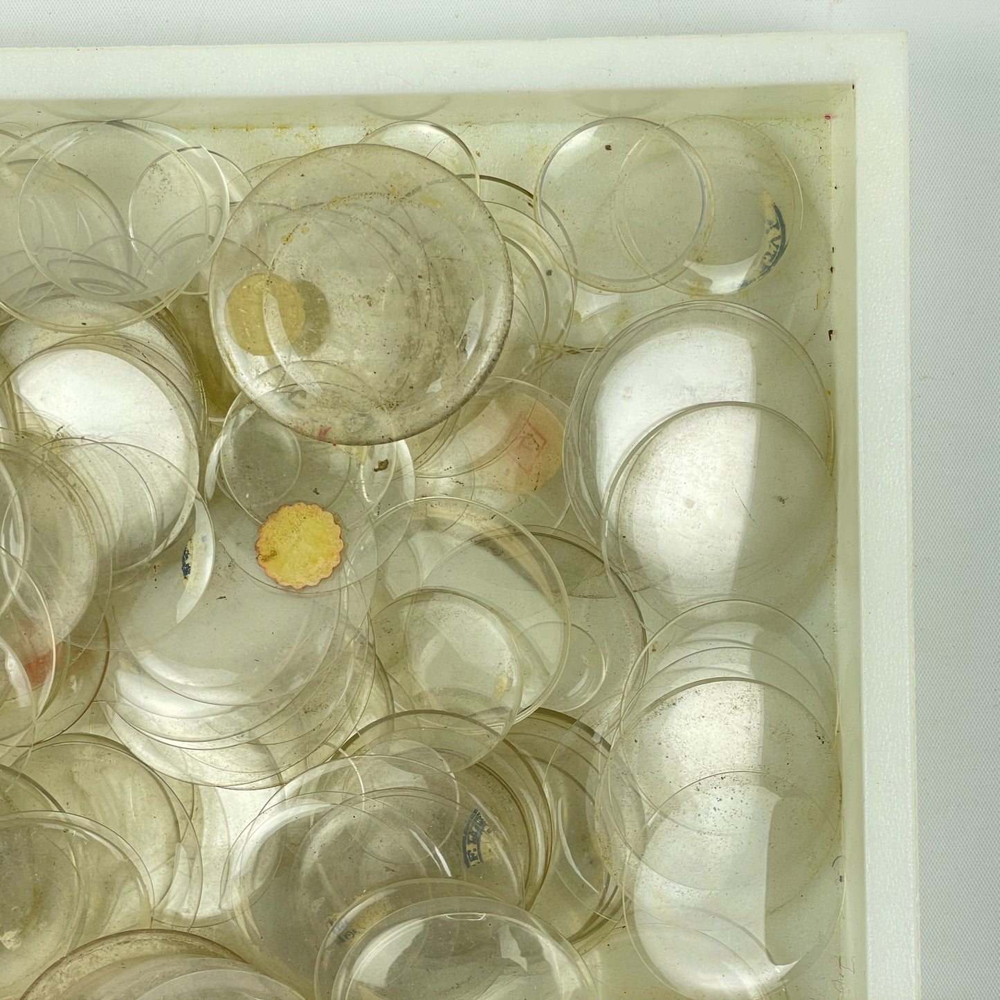 Lot 48- Watchmaker’s Selection of Small to Large 450 Unlabeled Glass Crystals