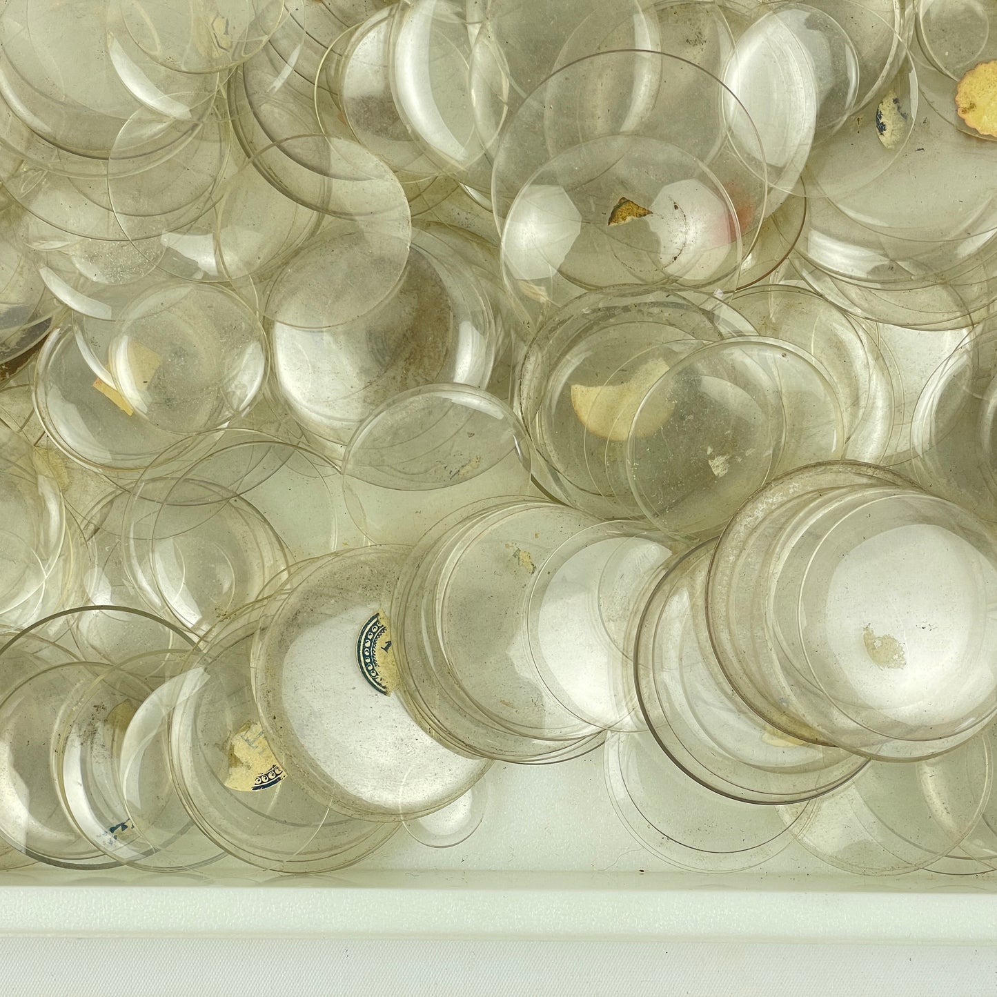 Lot 48- Watchmaker’s Selection of Small to Large 450 Unlabeled Glass Crystals