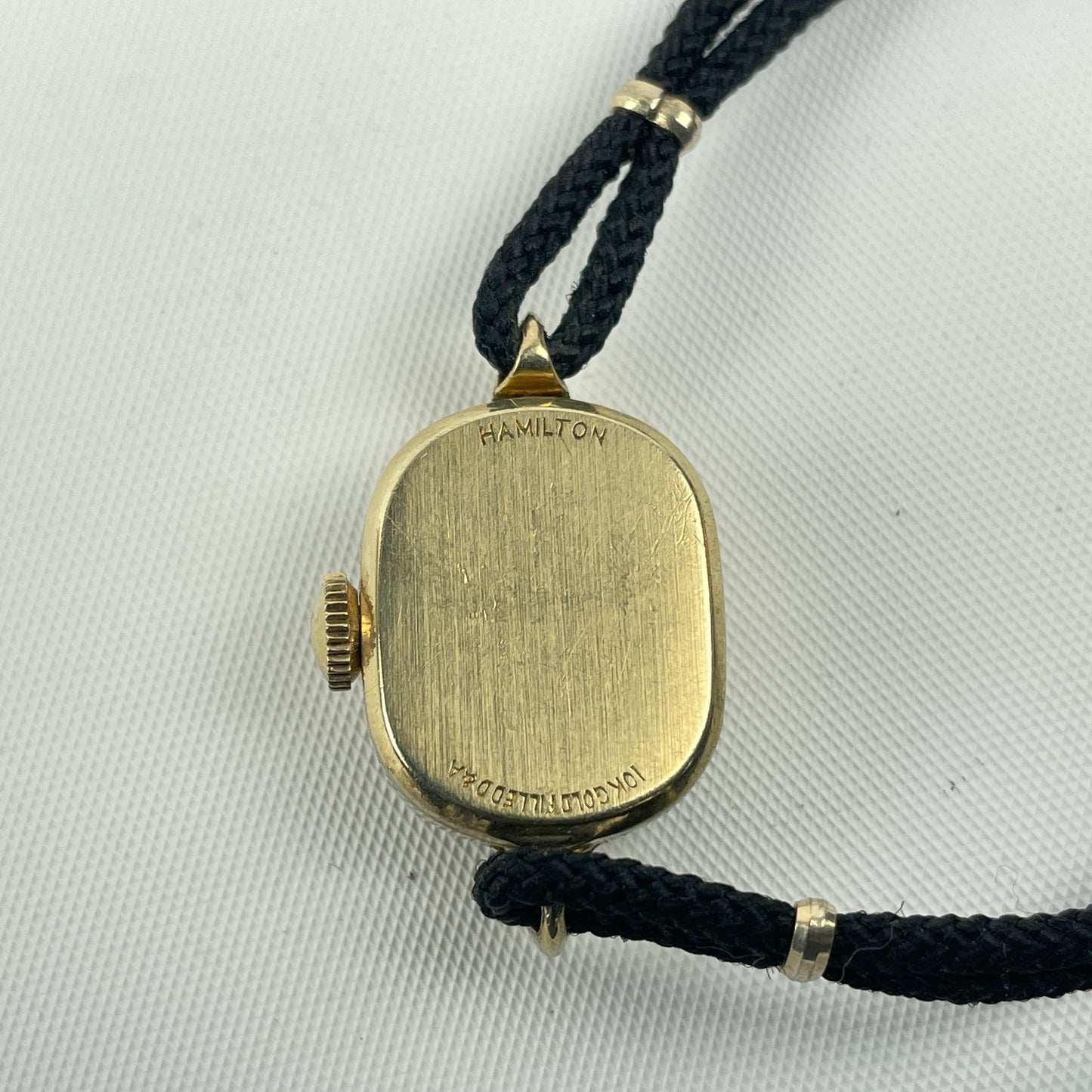 Lot 24- Hamilton Ladies' YGF 17 Jewel Wristwatches w/ Original Box