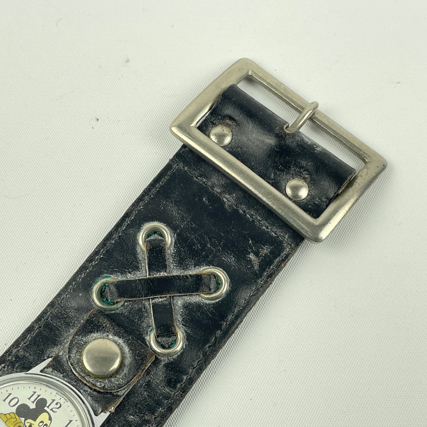 Lot 27- Men’s Mickey Mouse Watch w/ Leather Strap