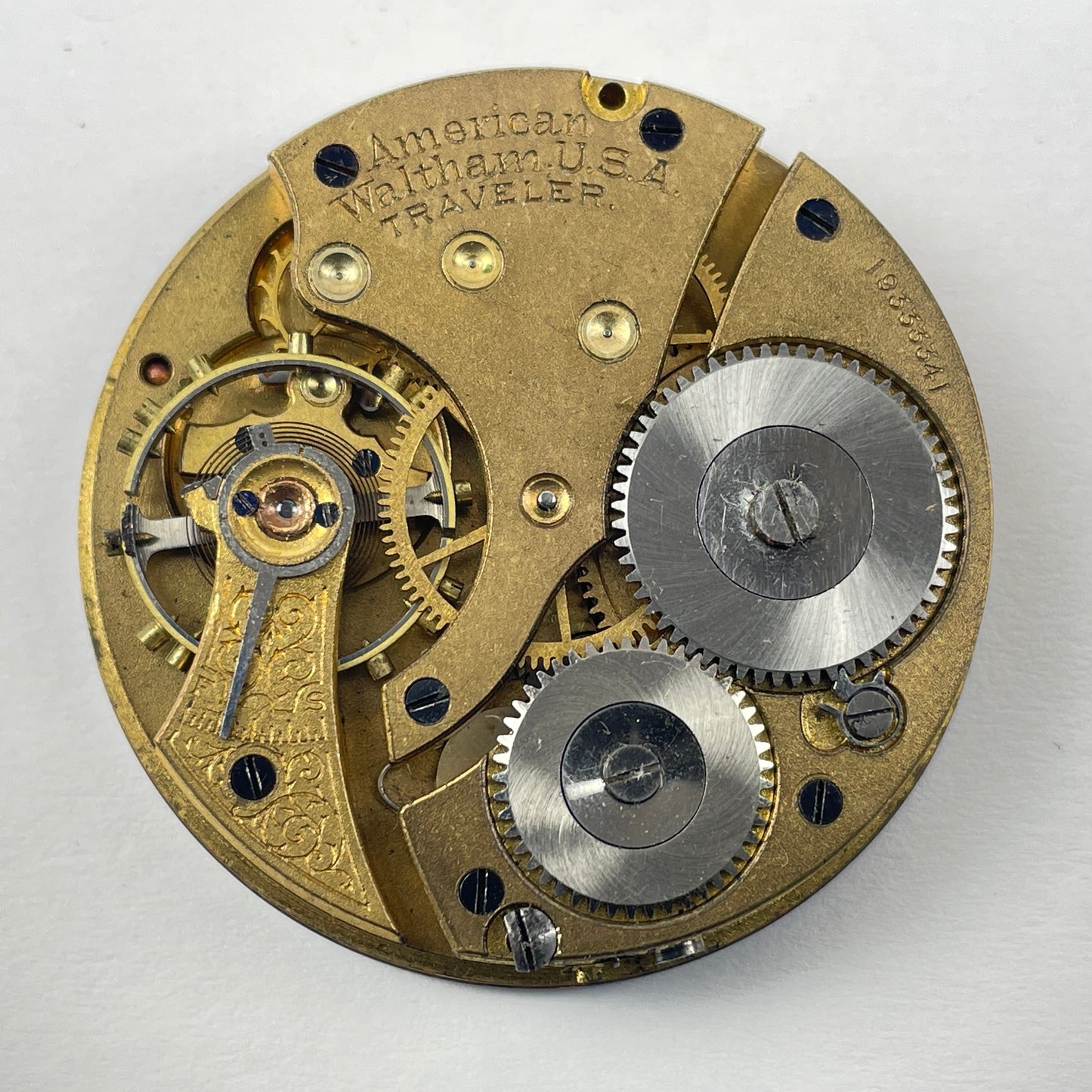 Lot 15- Waltham 16 Size 7 Jewel Open Face Pocket Watch Movements