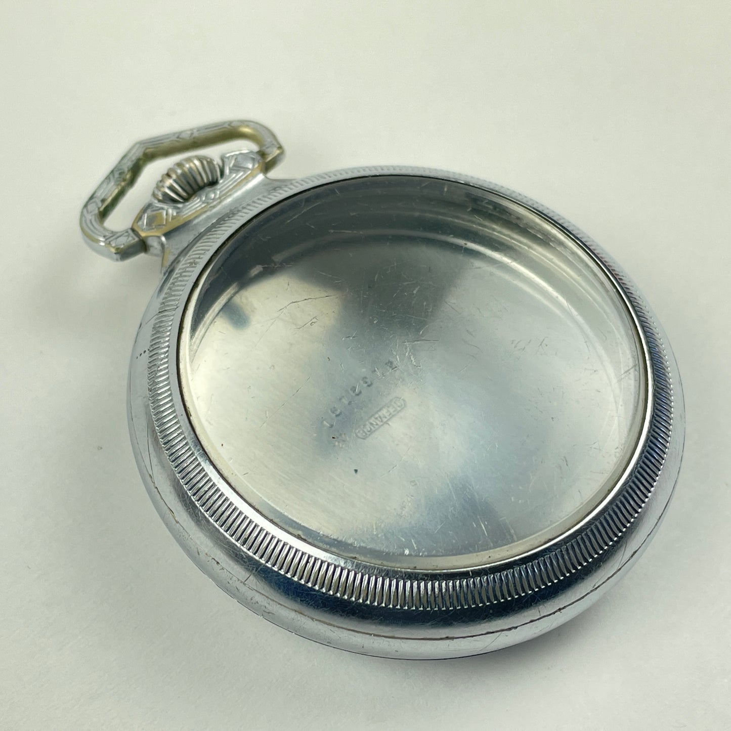Lot 29- American 18 Size Railroad Open Face Screw Cover Pocket Watch Case
