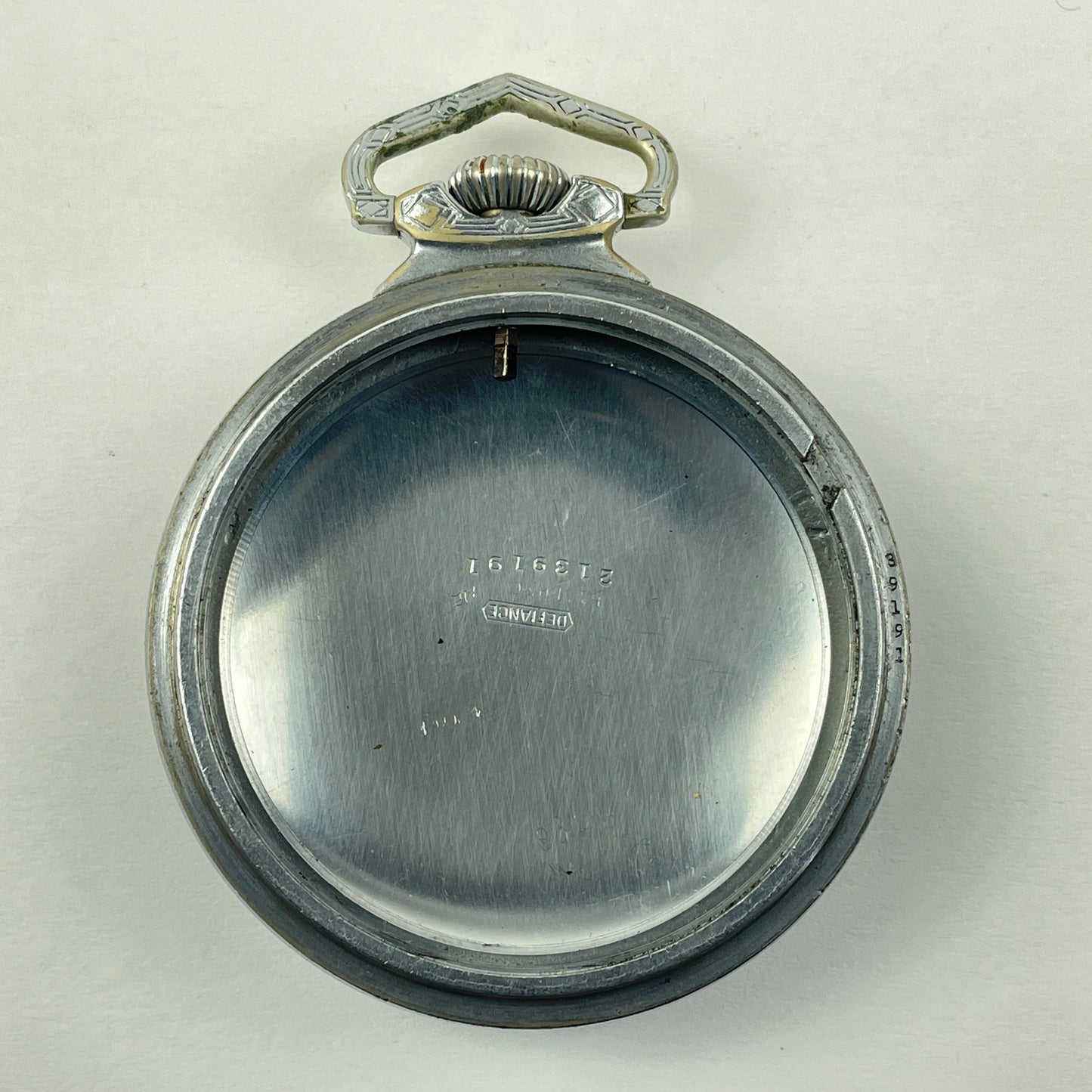 Lot 29- American 18 Size Railroad Open Face Screw Cover Pocket Watch Case