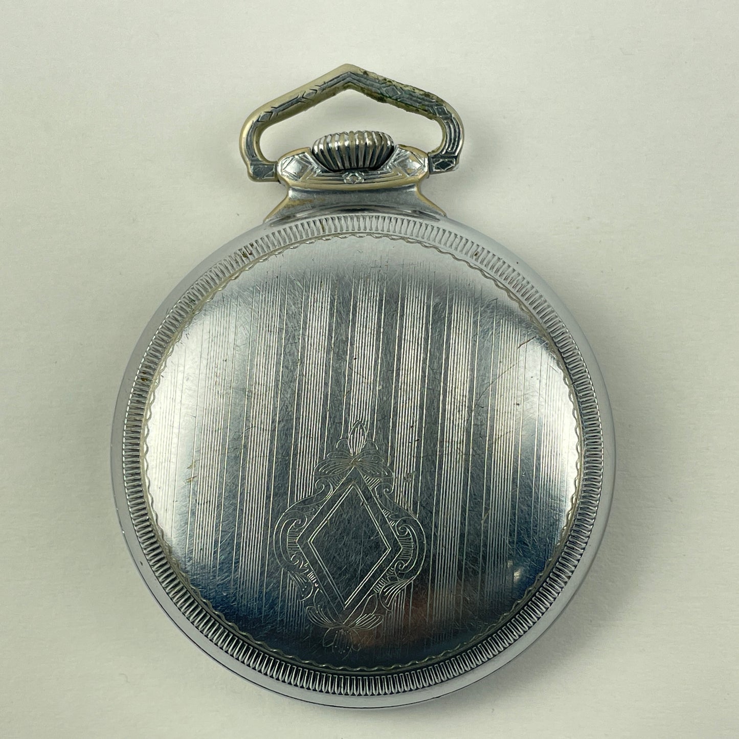 Lot 29- American 18 Size Railroad Open Face Screw Cover Pocket Watch Case