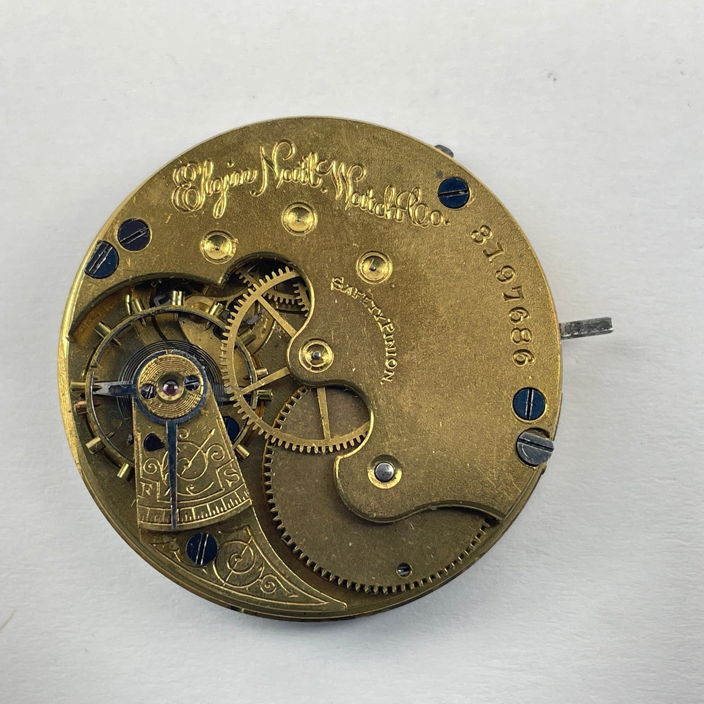 Lot 37- Elgin 12 Size & 6 Size Open Face & Hunting Pocket Watch Movements