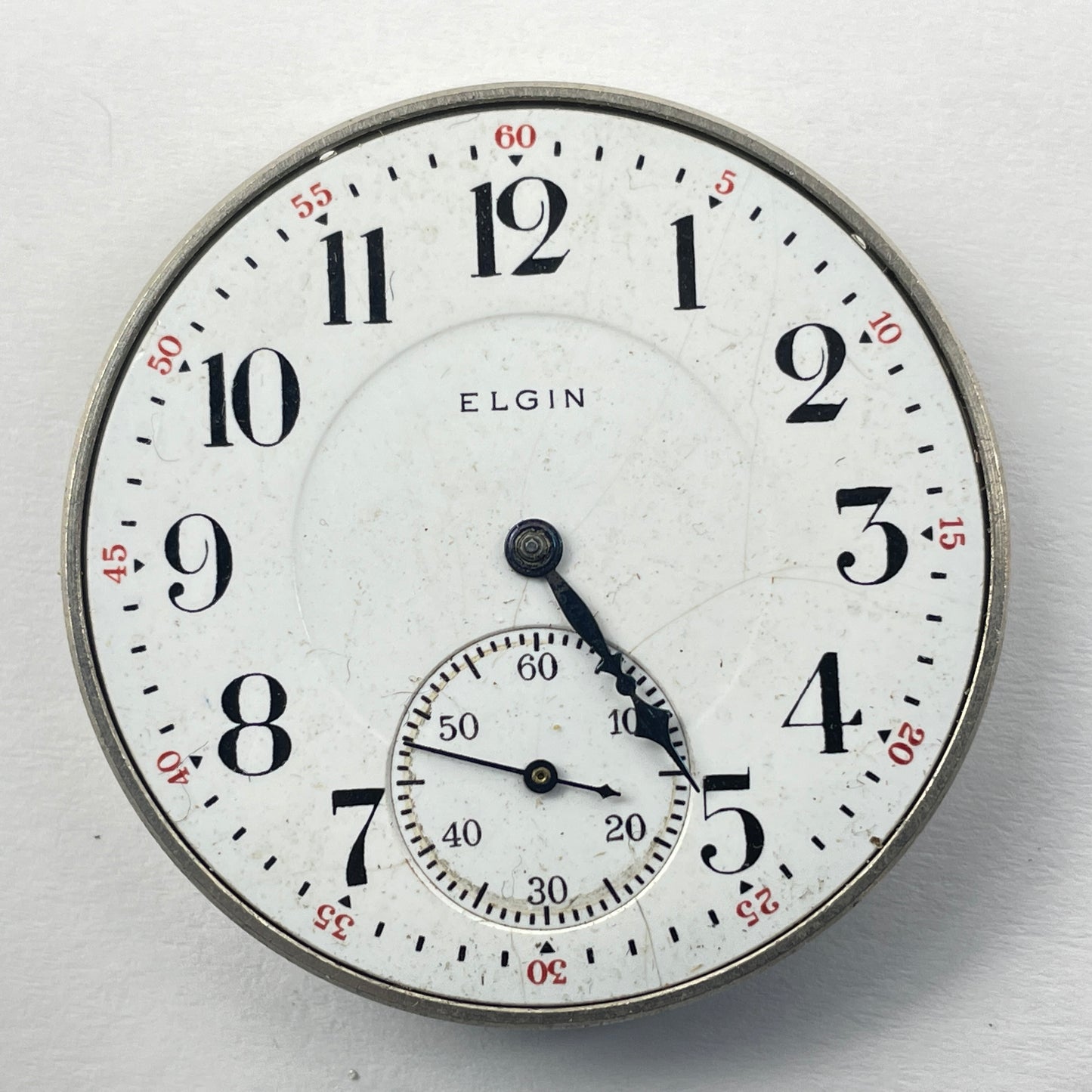 Lot 37- Elgin 12 Size & 6 Size Open Face & Hunting Pocket Watch Movements