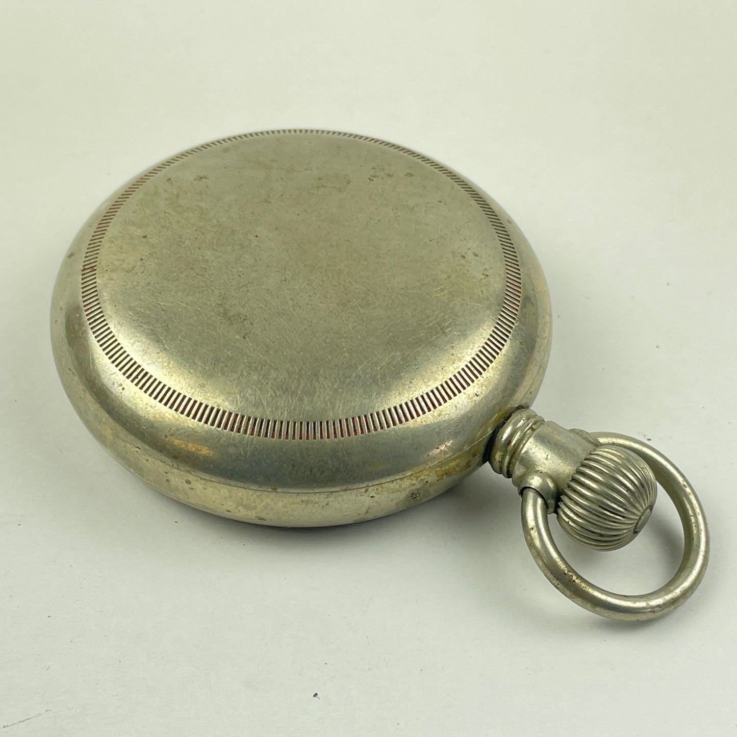 Lot 110- American 18 Size Screw Cover Philadelphia Silveroid Pocket Watch Case