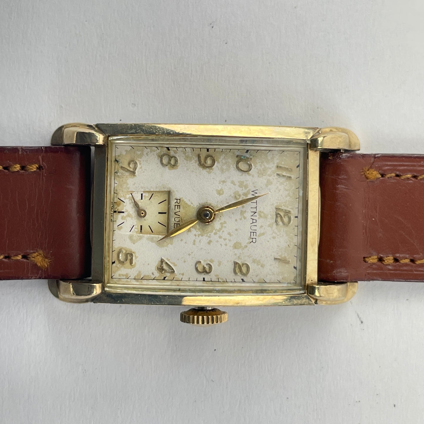 Lot 43- Wittnauer Triple Signed 17 Jewel Vintage Mechanical Wristwatch