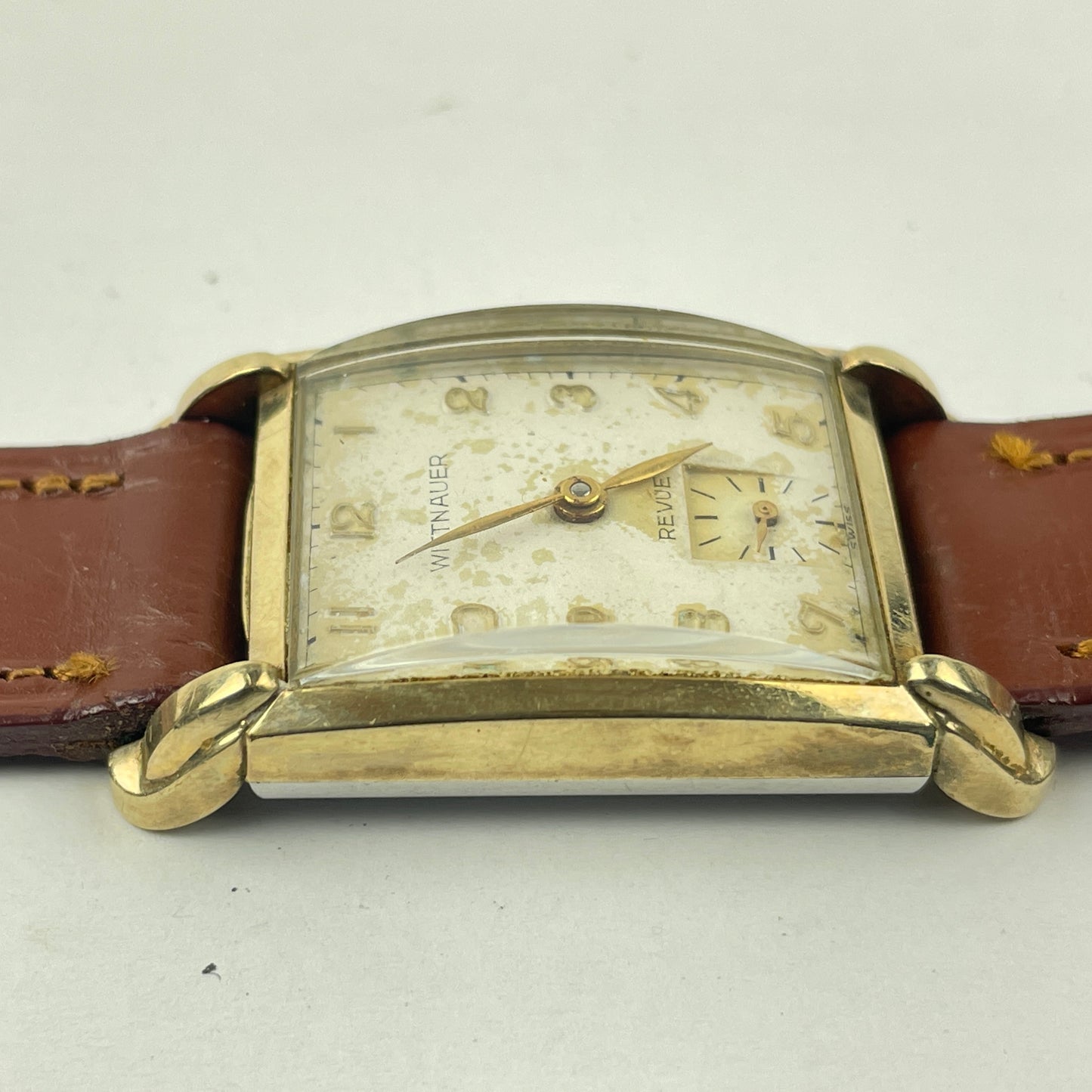 Lot 43- Wittnauer Triple Signed 17 Jewel Vintage Mechanical Wristwatch