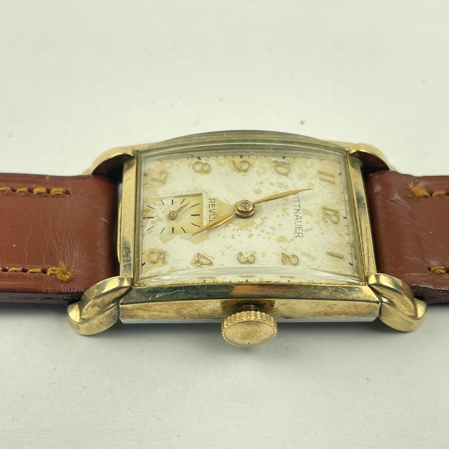 Lot 43- Wittnauer Triple Signed 17 Jewel Vintage Mechanical Wristwatch