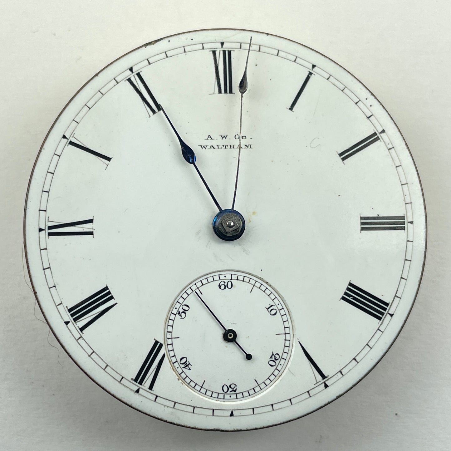 Lot 44- Waltham 18 Size Open Face & Key Wind Pocket Watch Movements
