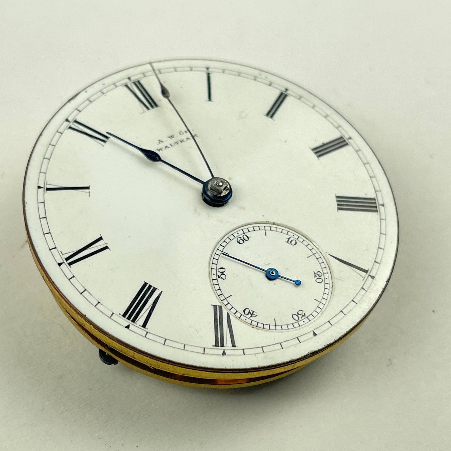 Lot 44- Waltham 18 Size Open Face & Key Wind Pocket Watch Movements