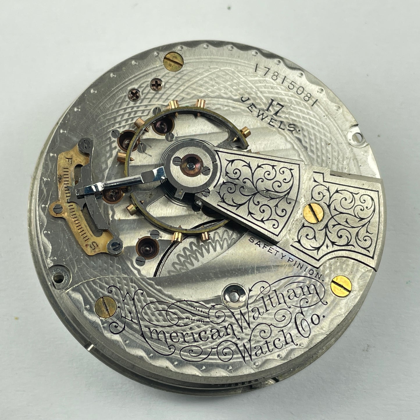 Lot 44- Waltham 18 Size Open Face & Key Wind Pocket Watch Movements