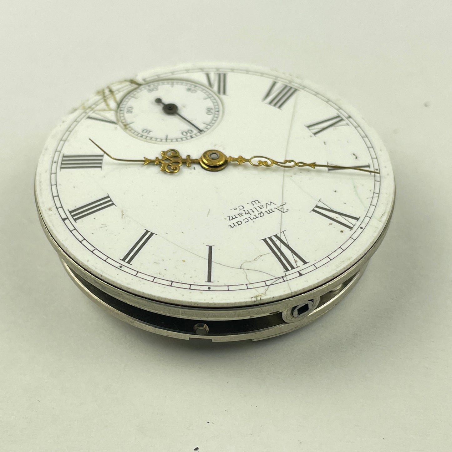 Lot 44- Waltham 18 Size Open Face & Key Wind Pocket Watch Movements