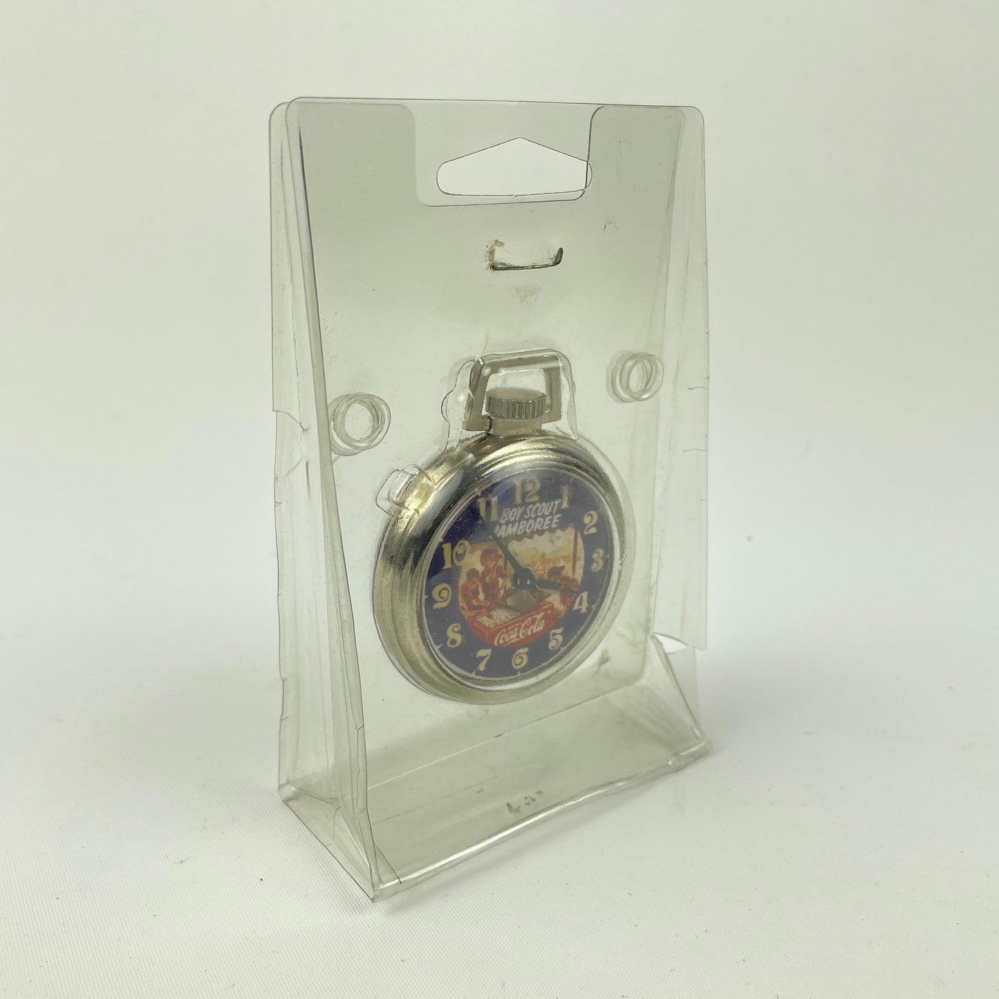 Lot 88- Westclox NOS 1970’s “BOY SCOUT JAMBOREE” Mechanical Pocket Watch