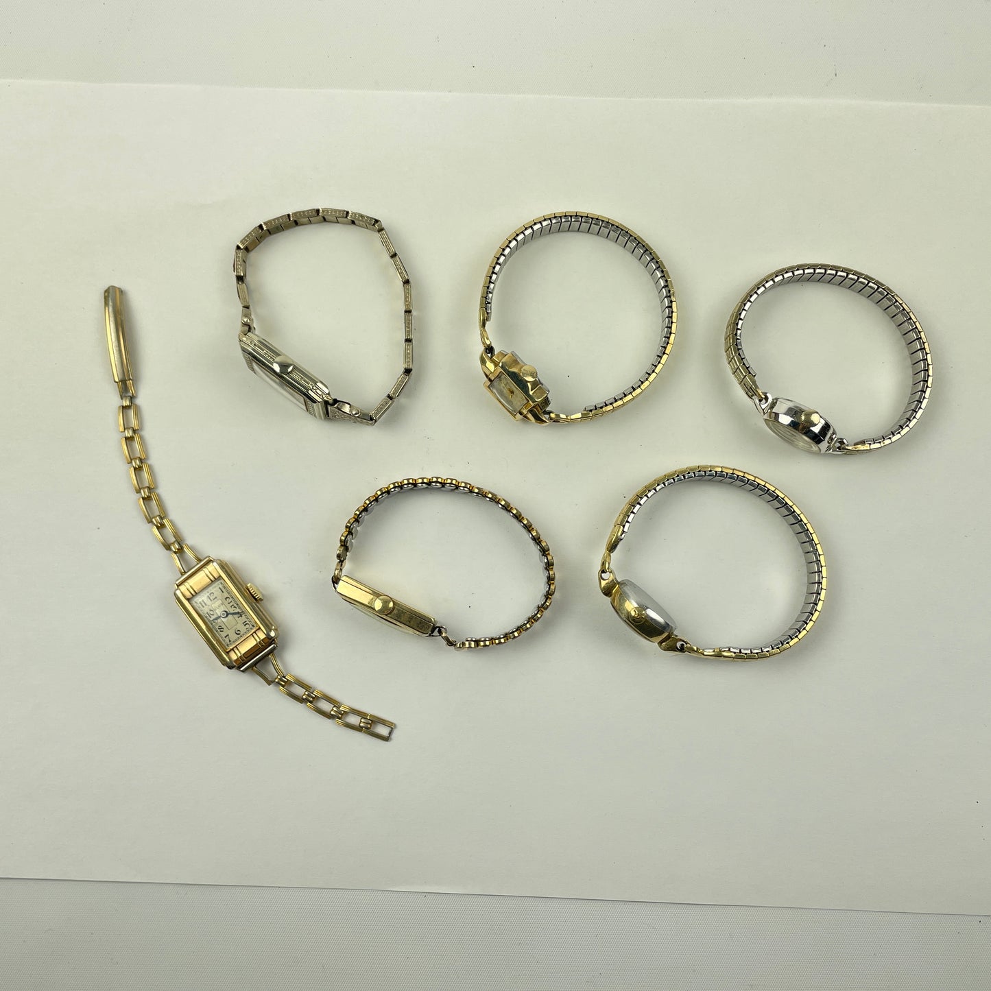 Lot 120- Girard Perragaux, Elgin, Bulova & Wittnauer Vintage Ladies Mechanical Wristwatches
