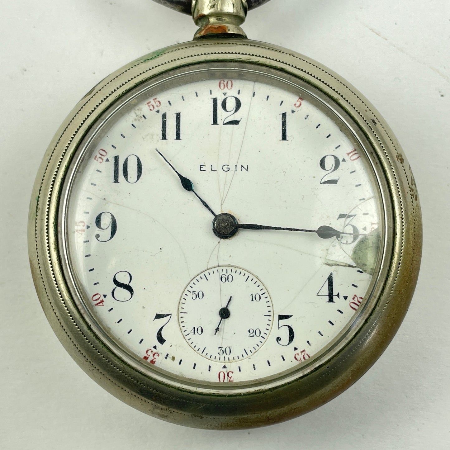 Lot 47- Elgin 18 Size Open Face 17 Jewel Pocket Watch