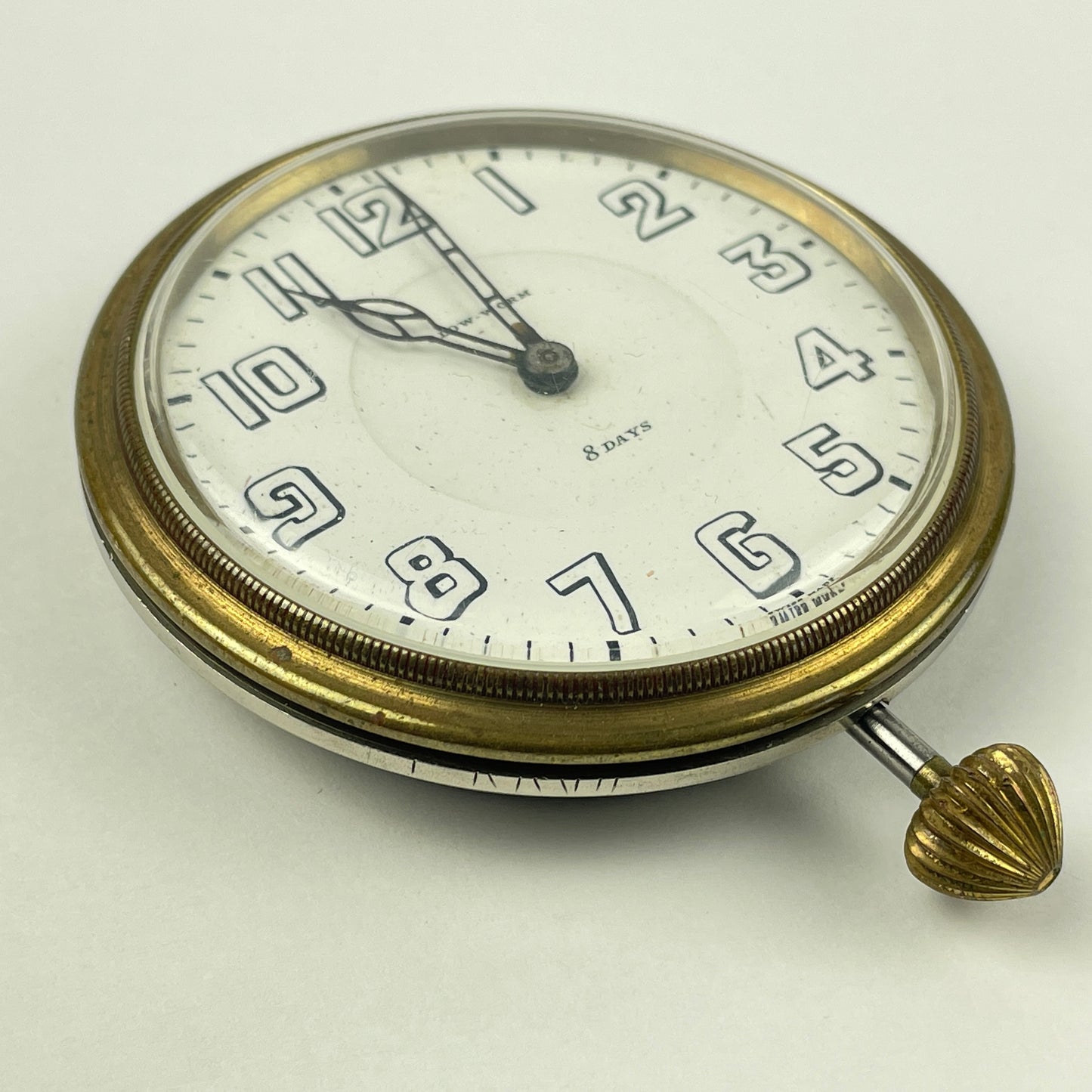Lot 118- Three (3) Swiss 8-Day Travel Clocks