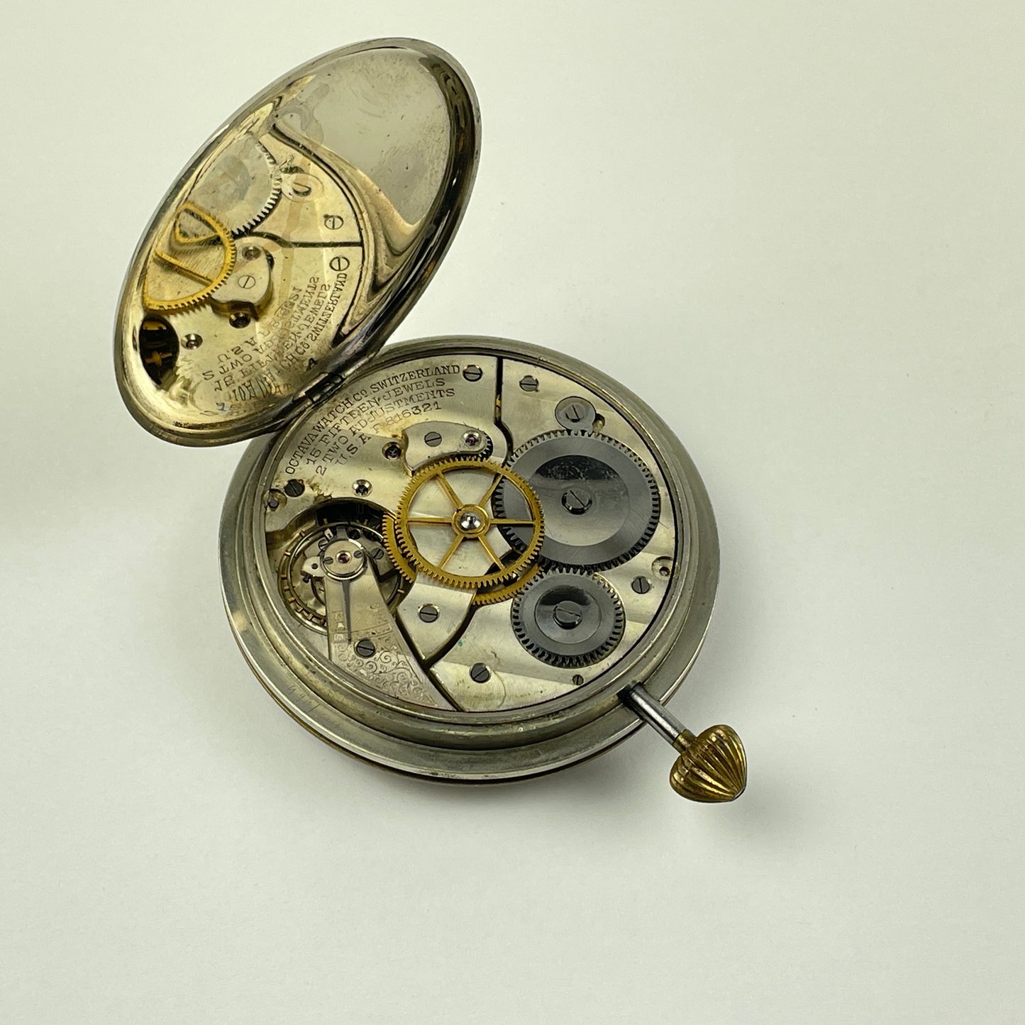 Lot 118- Three (3) Swiss 8-Day Travel Clocks
