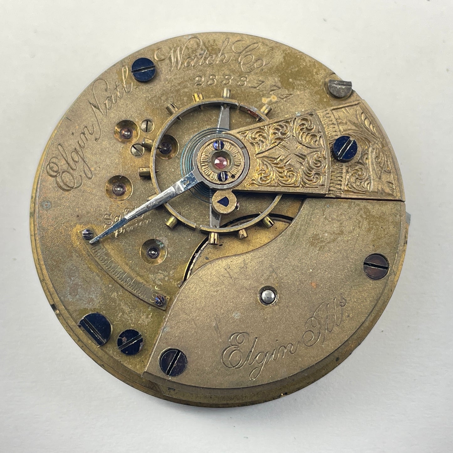 Lot 122- Elgin & New York Standard 18 Size Pocket Watch Movements