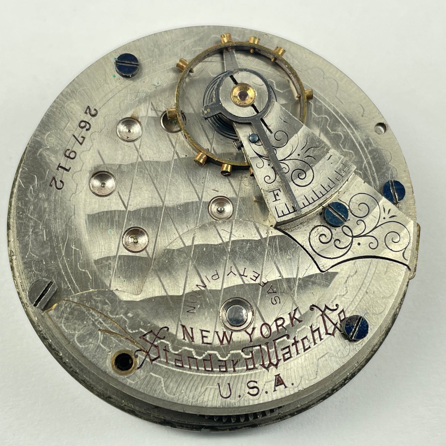 Lot 122- Elgin & New York Standard 18 Size Pocket Watch Movements