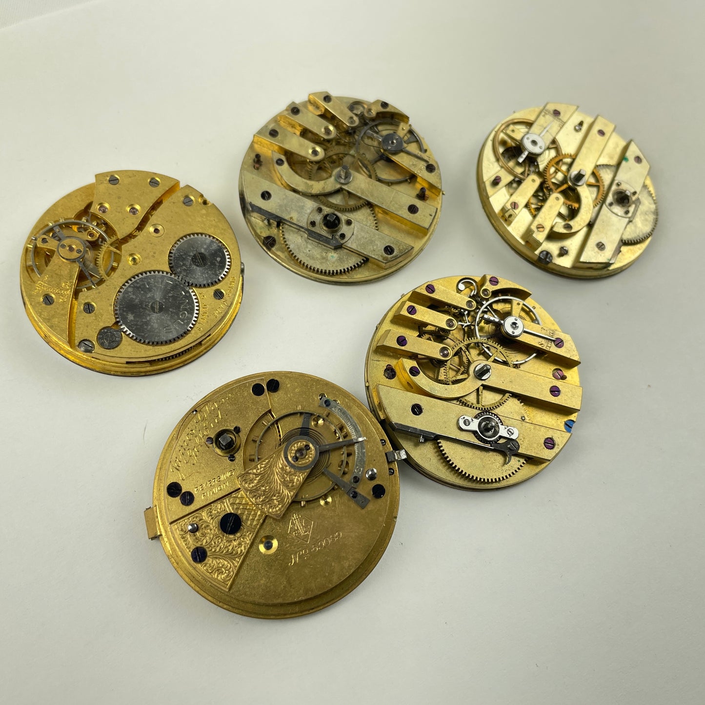 Lot 125- Swiss & English Pocket Watch Movements