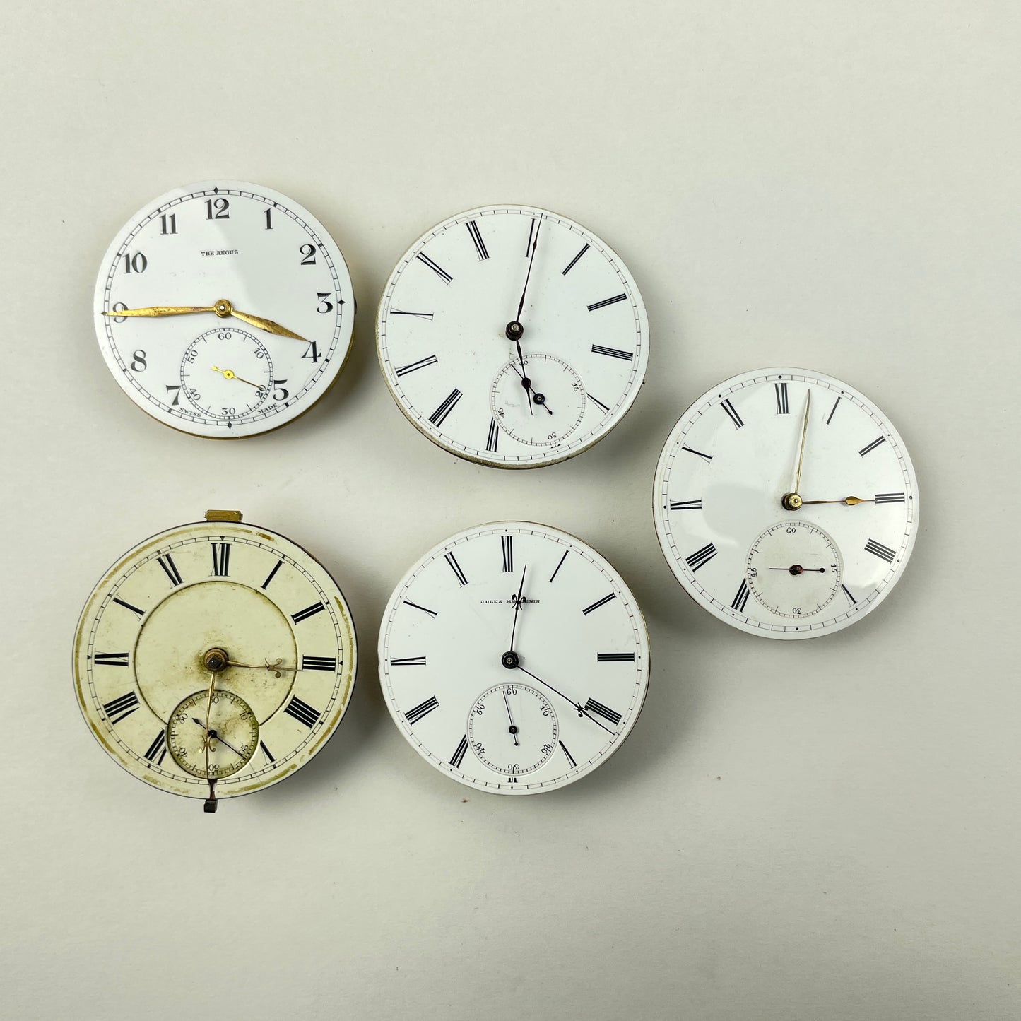 Lot 125- Swiss & English Pocket Watch Movements
