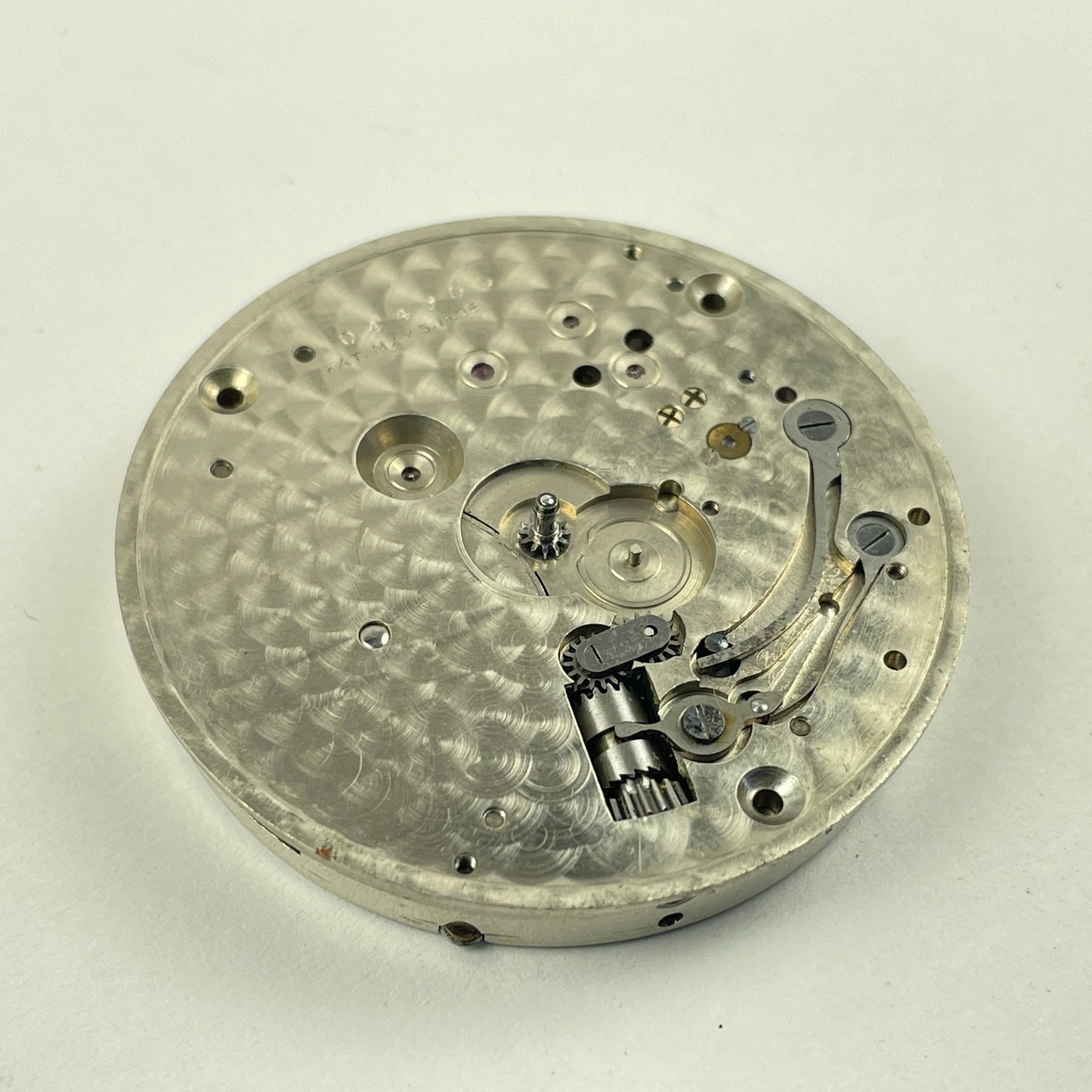 Lot 52- Hamilton 16 Size 974 Nickel 17 Jewel Pocket Watch Movement