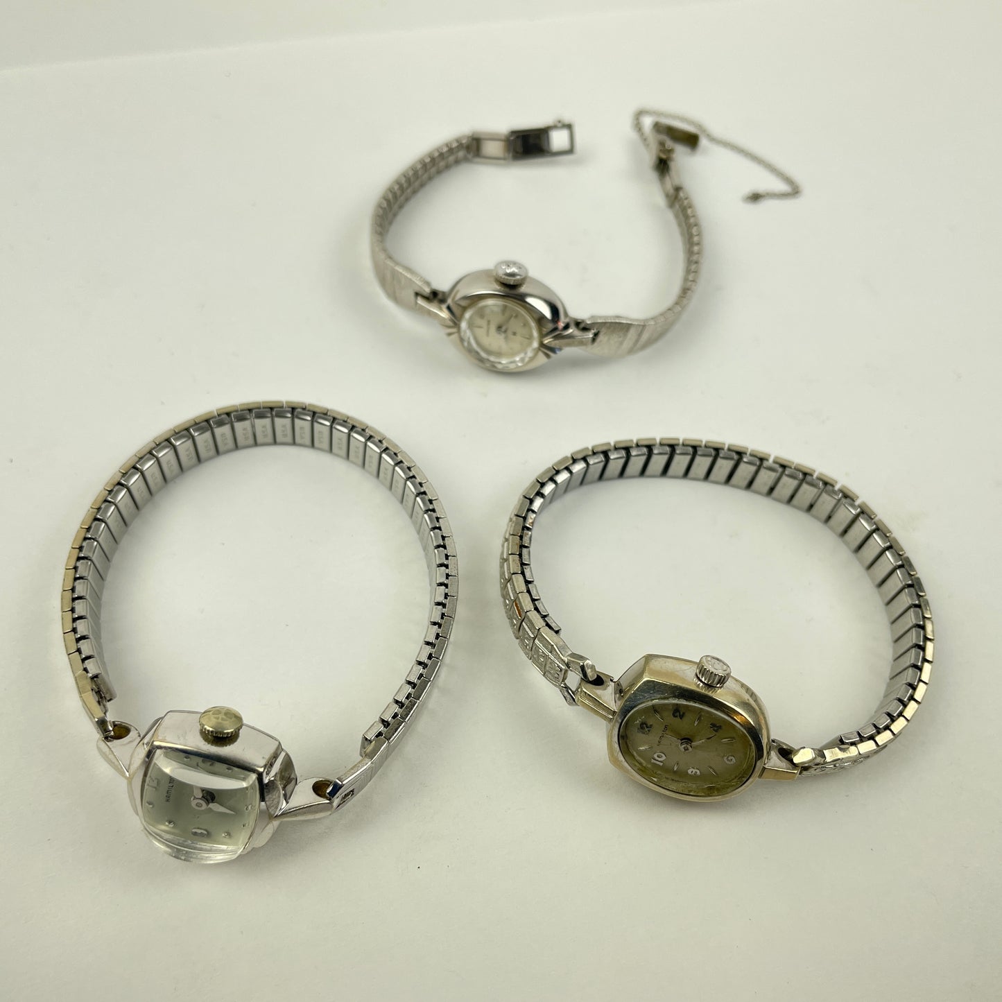 Lot 55- Hamilton Ladies Vintage 22 Jewel Wristwatches w/ Original Box