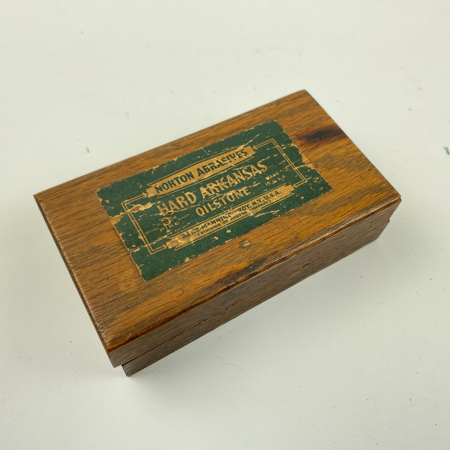 Lot 111- Watchmaker’s “ARKANSAS” Stone in Wood Factory Boxes