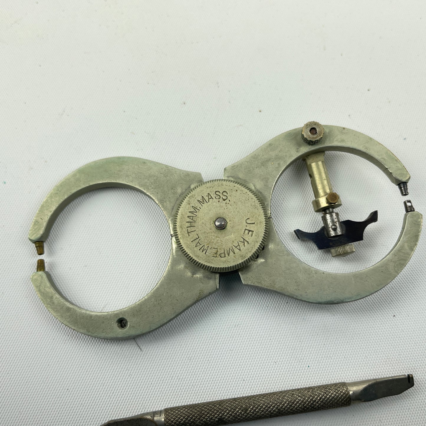 Lot 60- Watchmaker’s Boxed Hand Nickel Caliper w/ Instructions