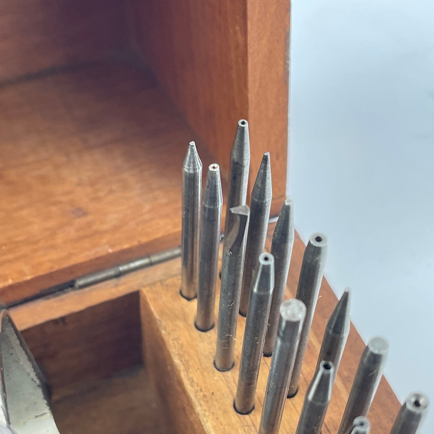 Lot 20- Watchmaker’s Small Wood Boxed Staking Set