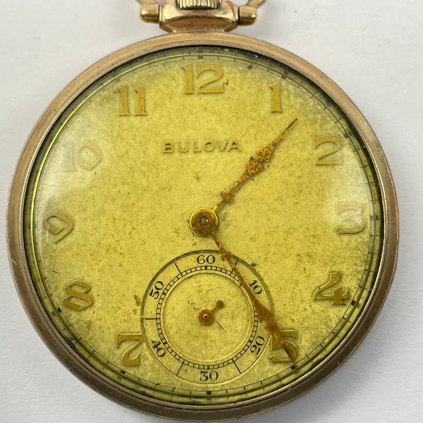 Lot 5- Caravelle & Bulova 10 Size Mechanical Non-Running Pocket Watches