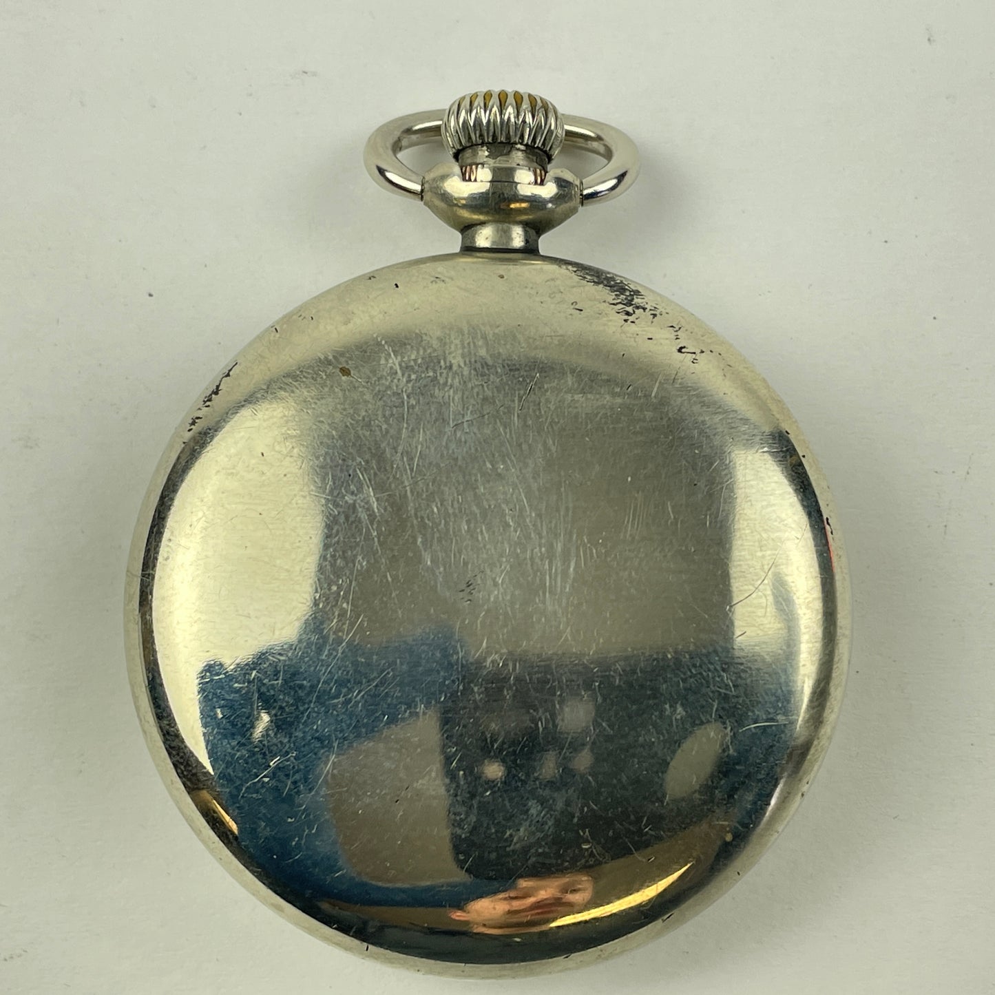 Lot 67- American 16 Size Swing Out Nickel Pocket Watch Case