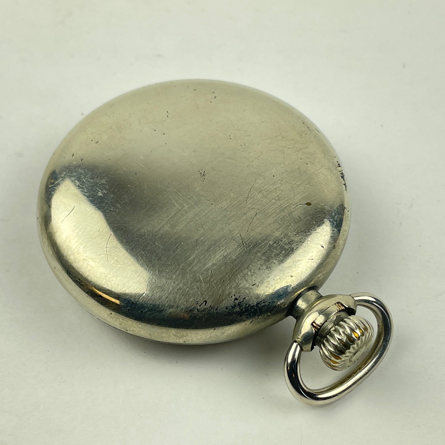 Lot 67- American 16 Size Swing Out Nickel Pocket Watch Case