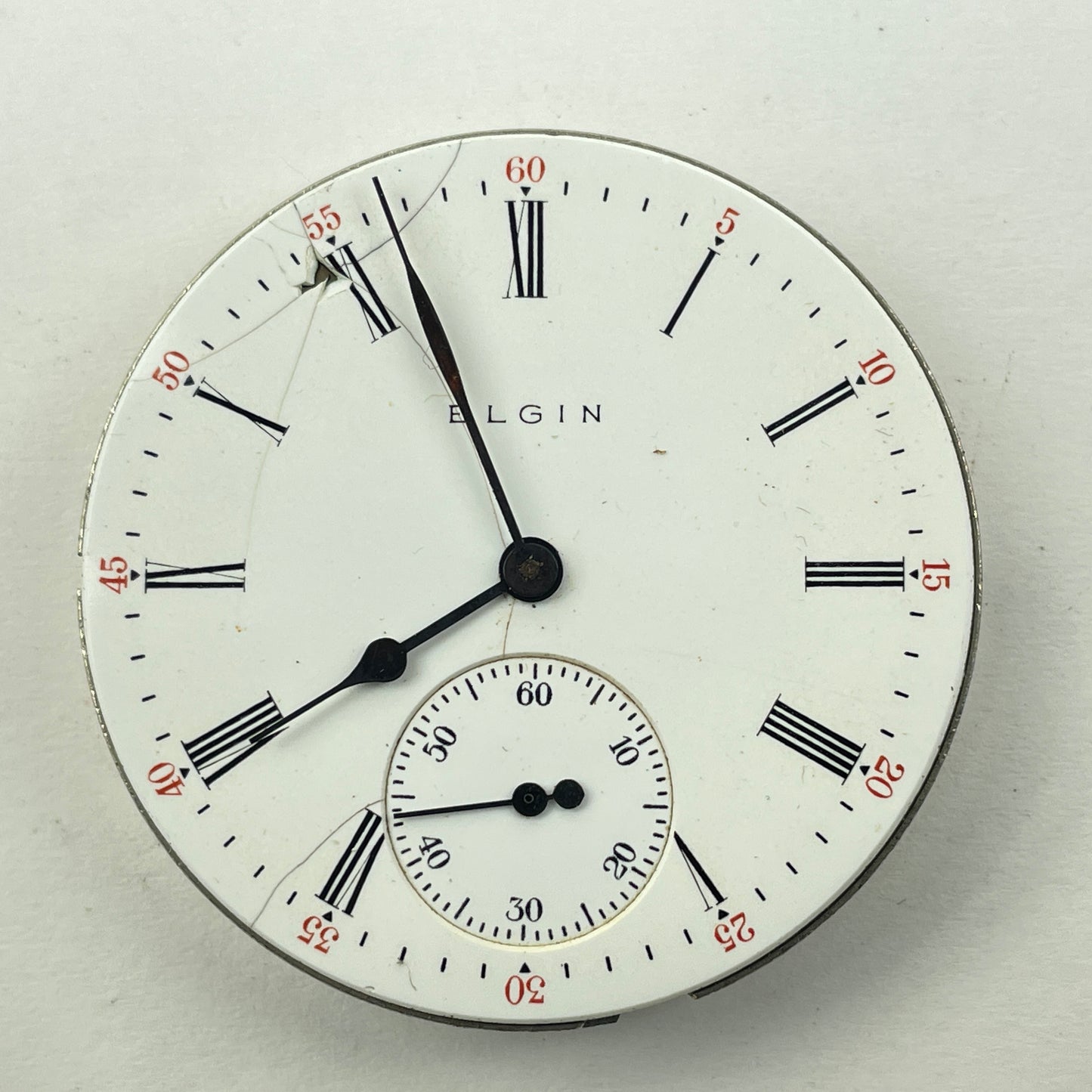 Lot 70- Elgin 16 Size 3-Finger Bridge Pocket Watch Movement