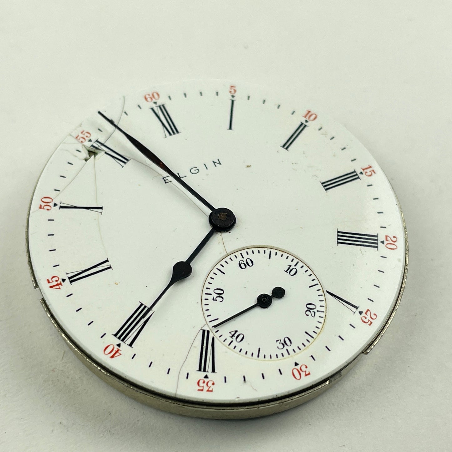 Lot 70- Elgin 16 Size 3-Finger Bridge Pocket Watch Movement