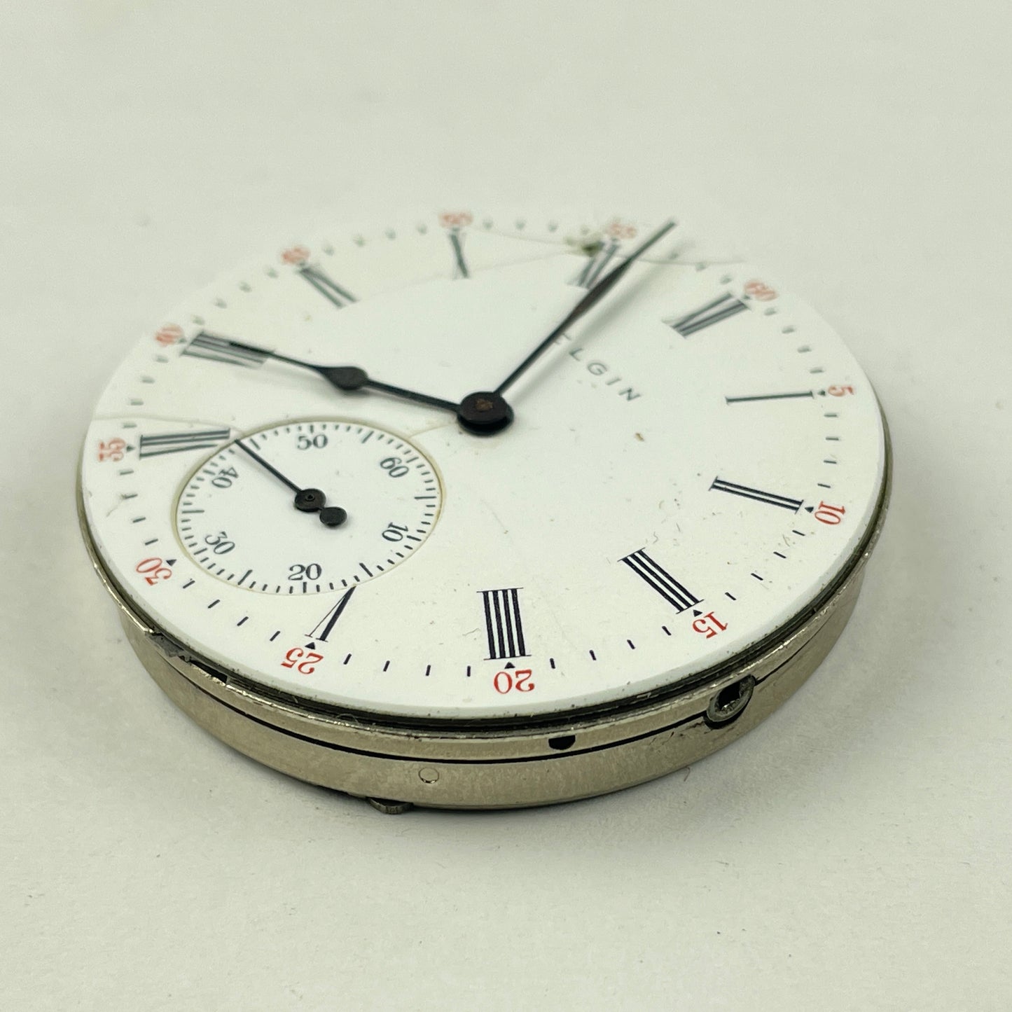 Lot 70- Elgin 16 Size 3-Finger Bridge Pocket Watch Movement