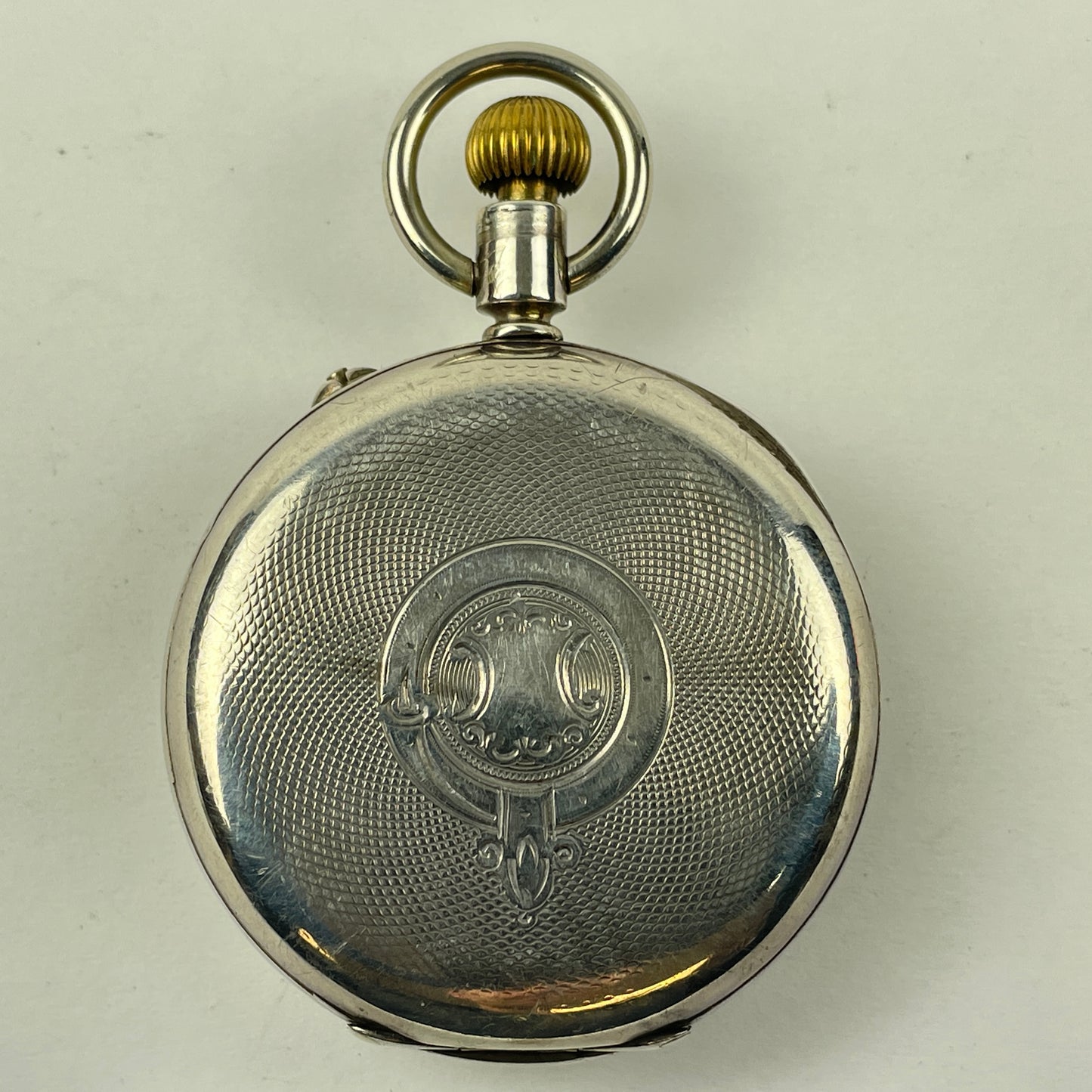 Lot 69- Swiss Sterling Silver Open Face Pocket Watch